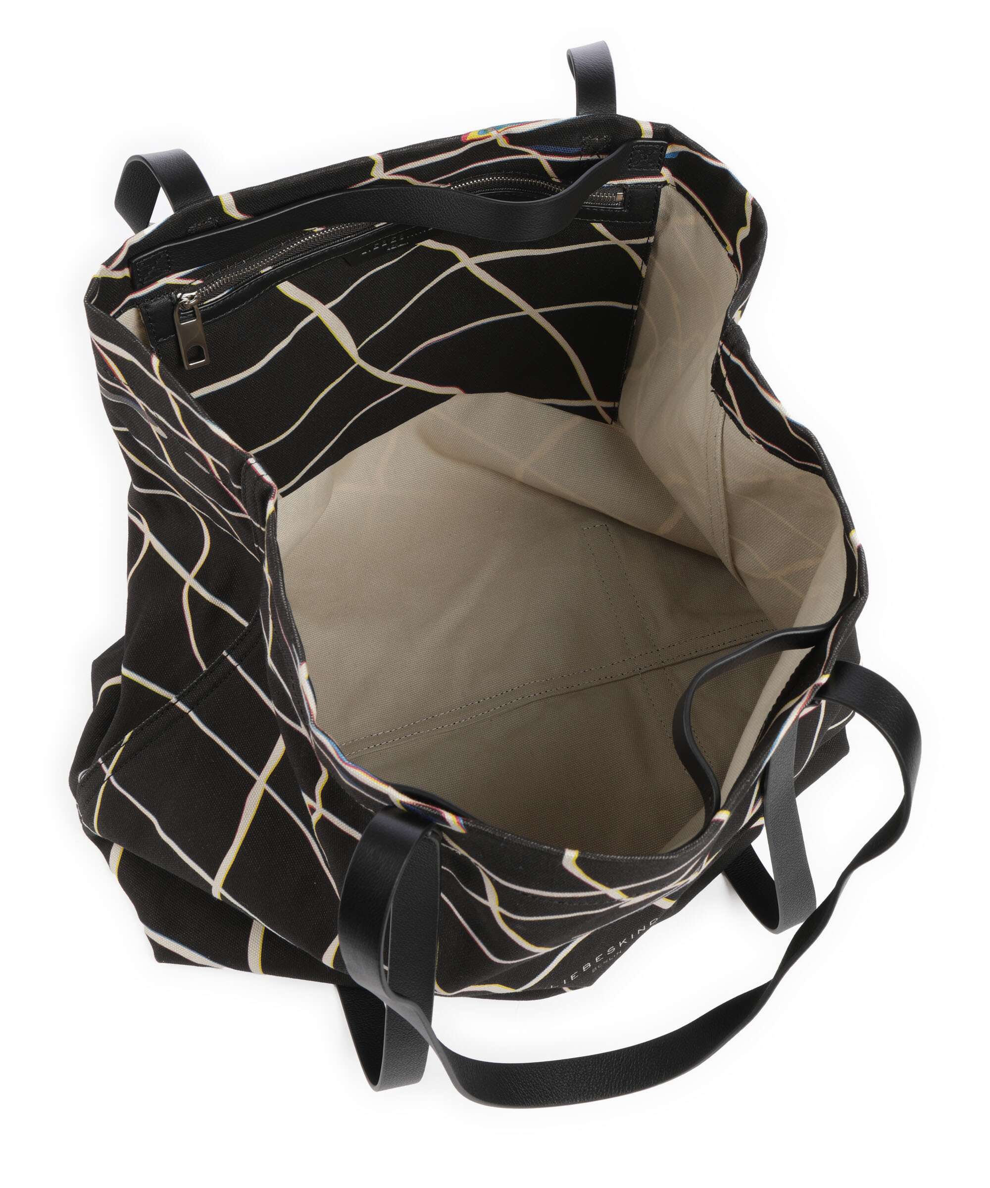 Liebeskind Aurora Canvas Tote bag black - Image 6