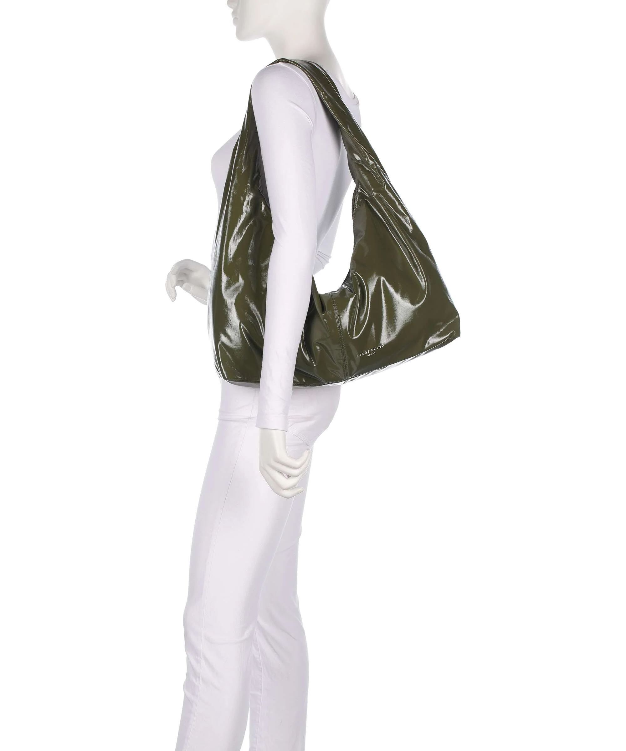 Liebeskind Bo Rain L Hobo bag forest - Image 3