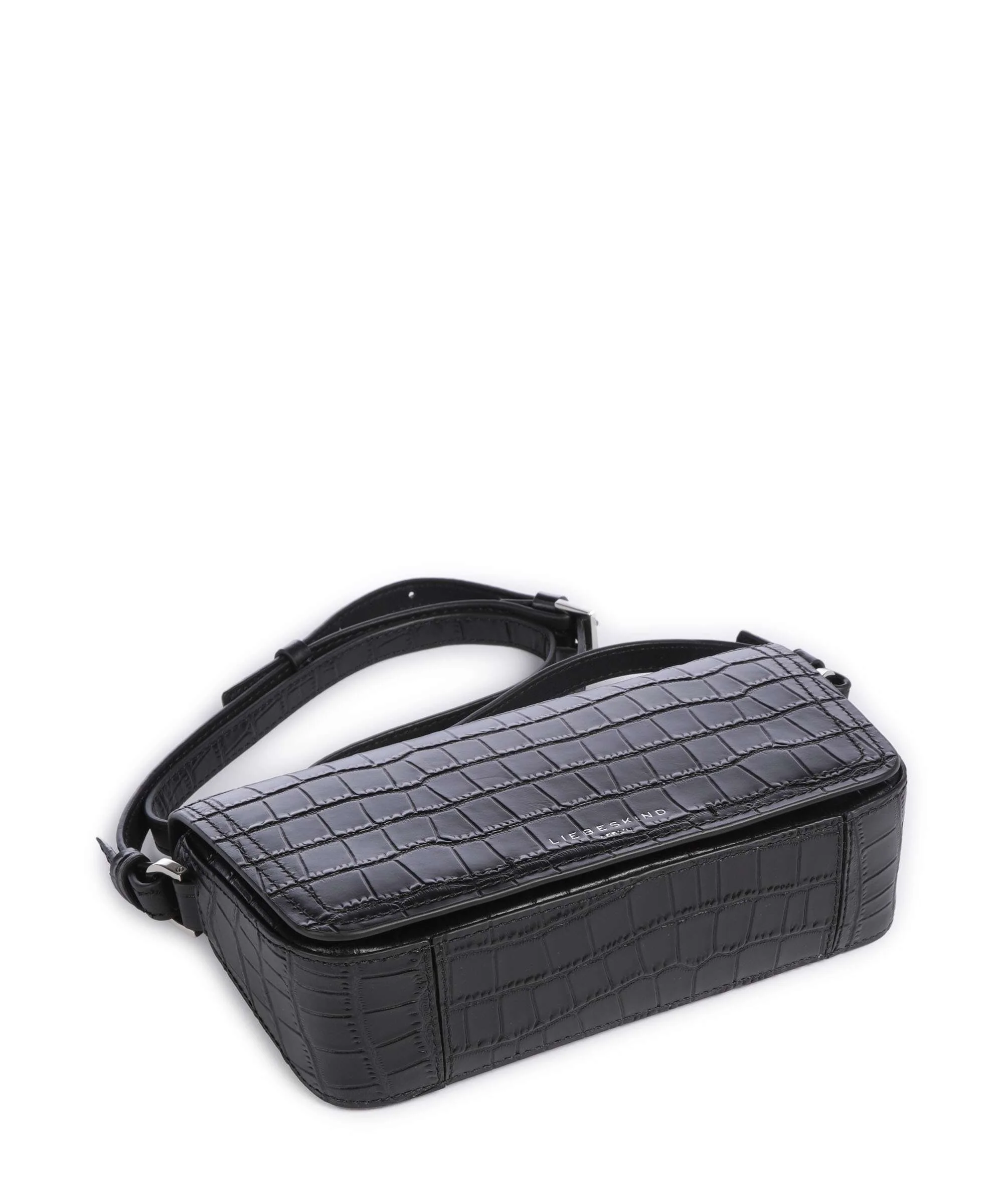 Liebeskind Chudy Croco S Crossbody bag black - Image 5