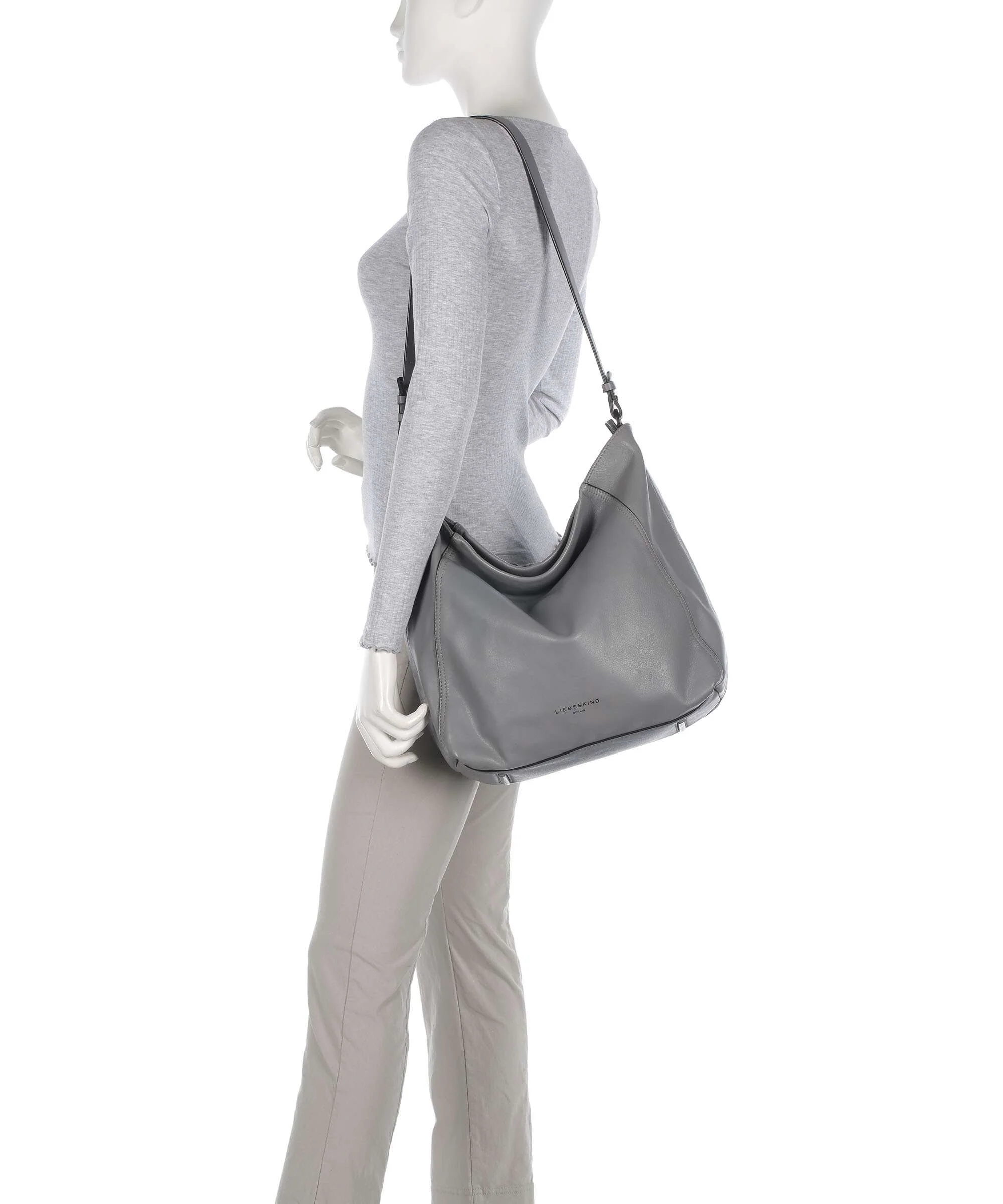 Liebeskind Chudy Sheep Natural L Hobo bag grigio - Image 3