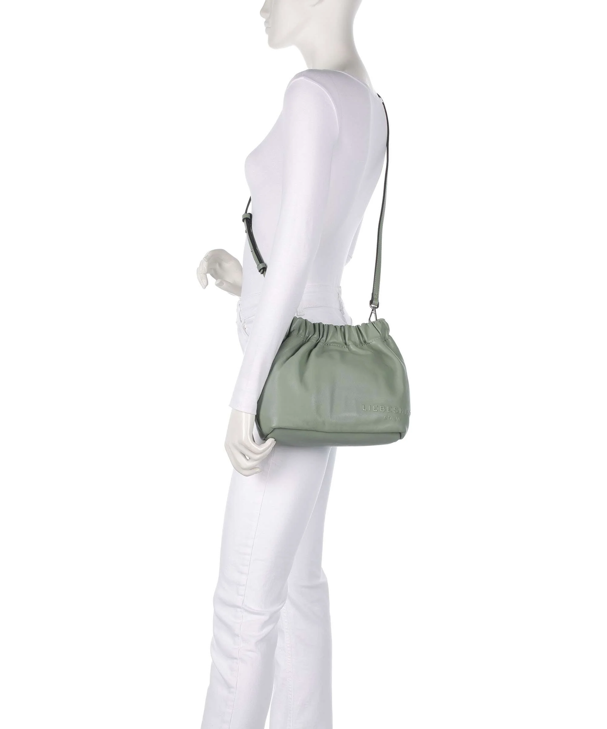 Liebeskind Cloud Sheep Natural S Bucket bag forest green - Image 3