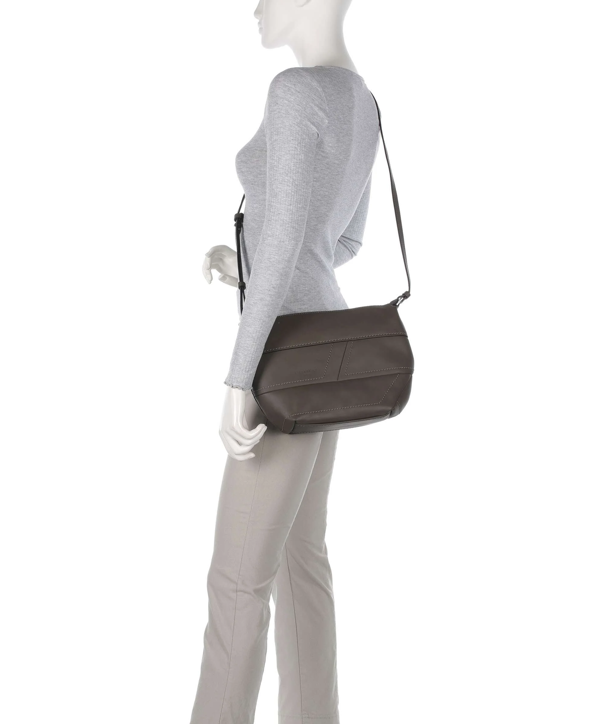 Liebeskind Edda Calf Optic S Crossbody bag dark grigio - Image 3