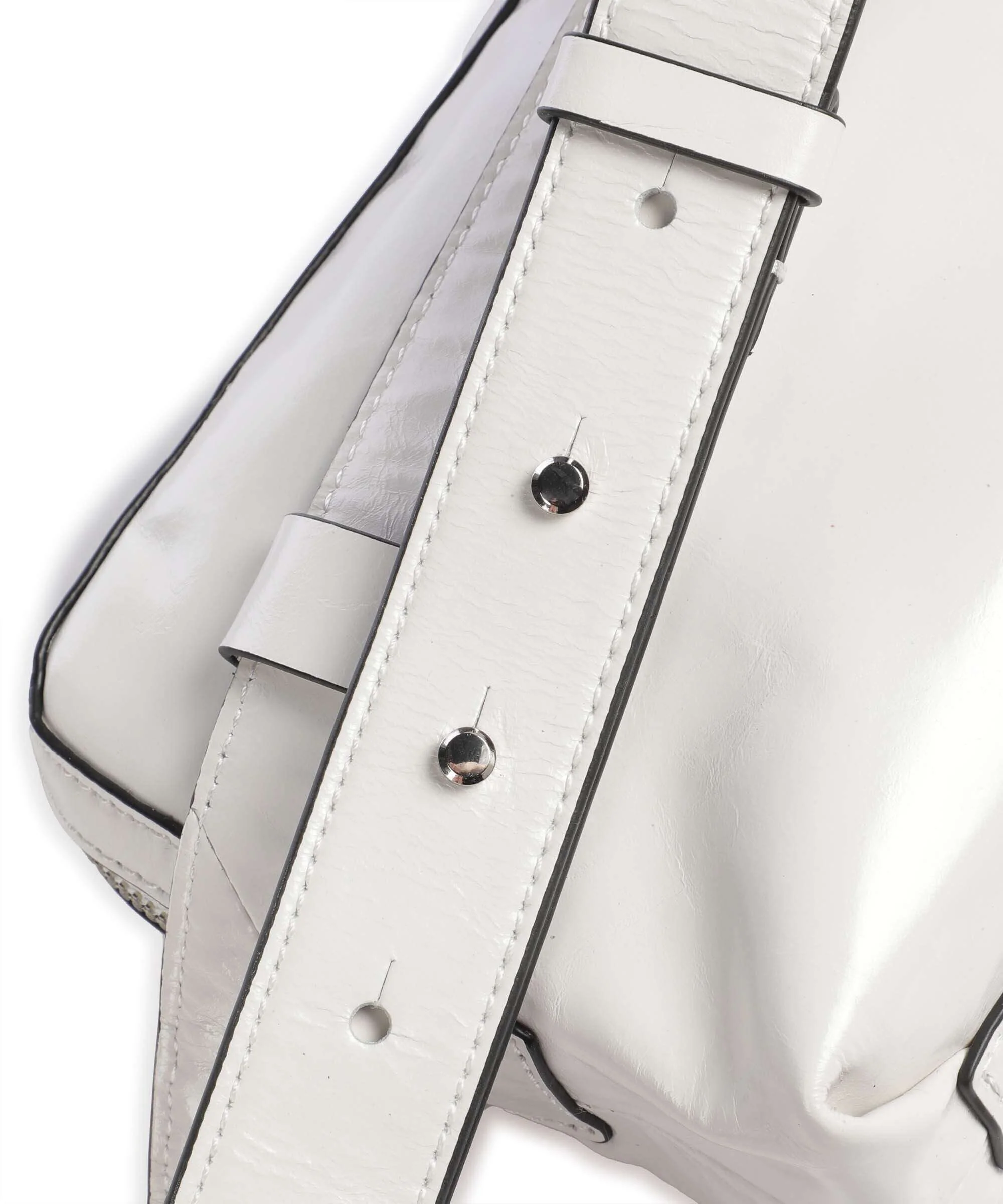 Liebeskind Elvira Paper Touch Crinkle Belt bag arctic - Image 5