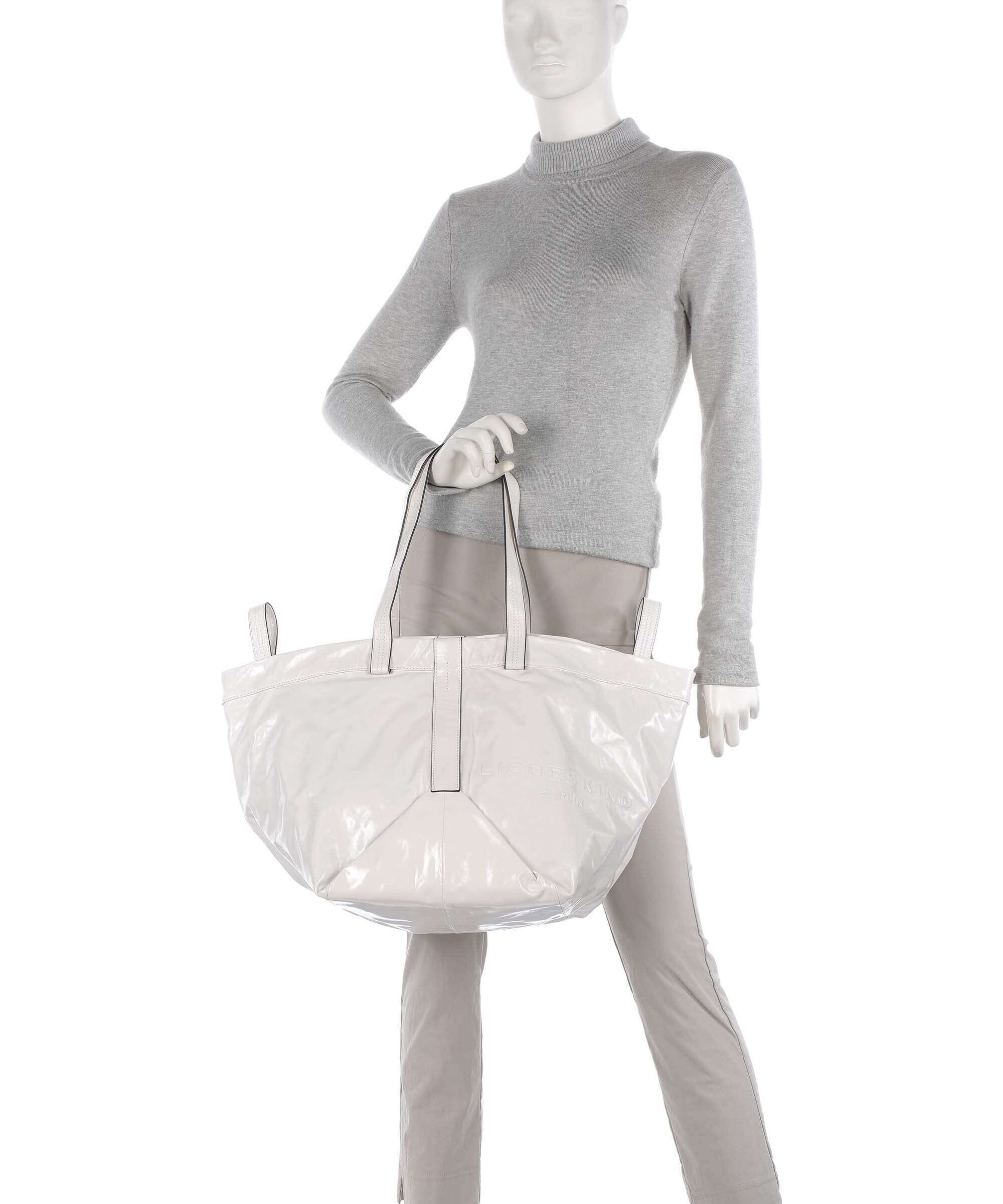 Liebeskind Elvira Paper Touch Crinkle L Tote bag arctic - Image 3
