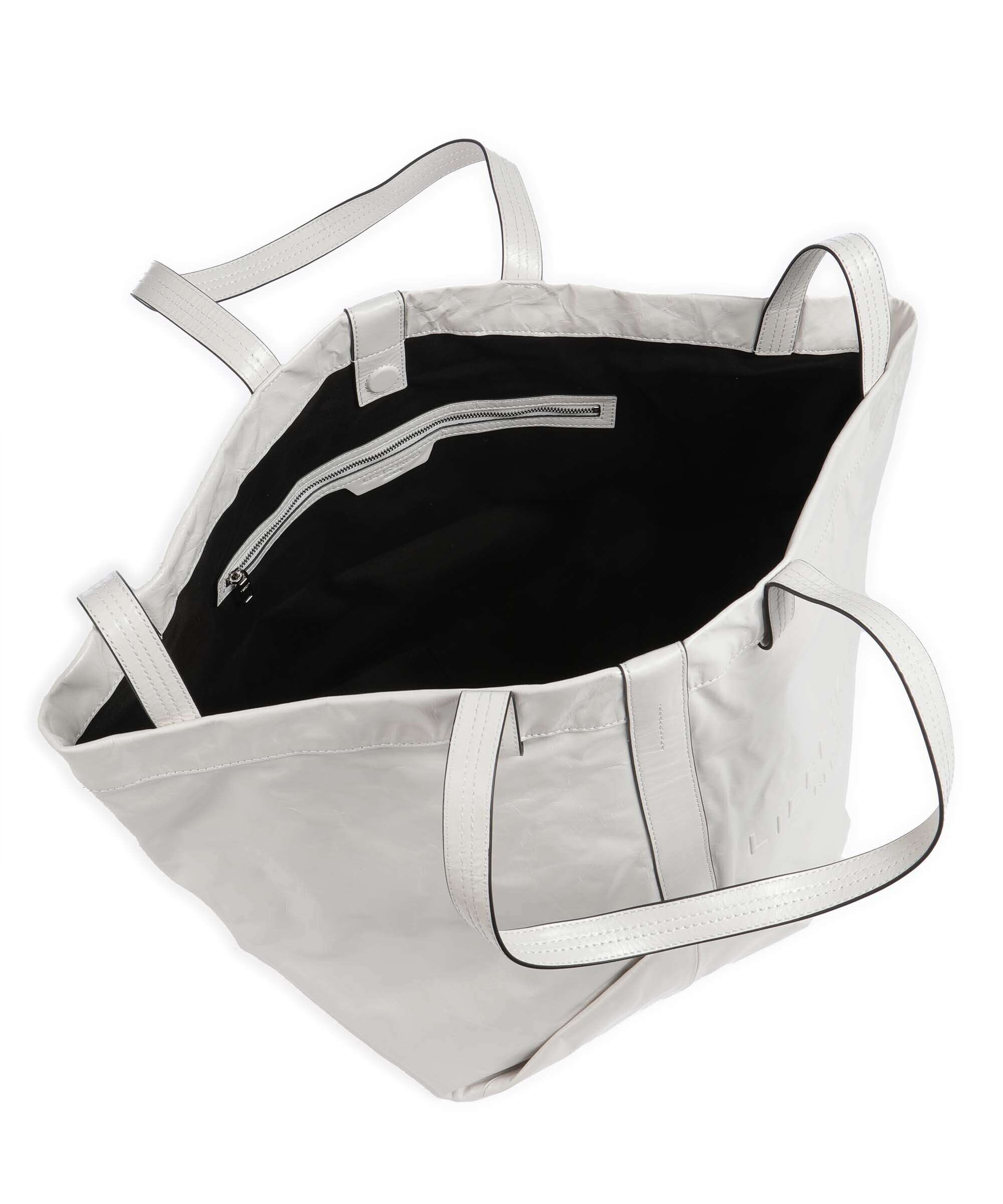 Liebeskind Elvira Paper Touch Crinkle L Tote bag arctic - Image 7