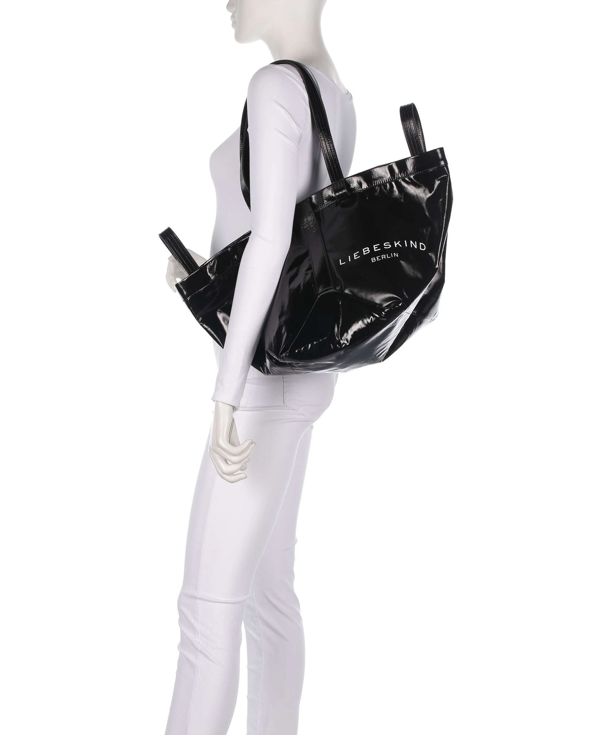 Liebeskind Elvira Rain M Tote bag black - Image 3