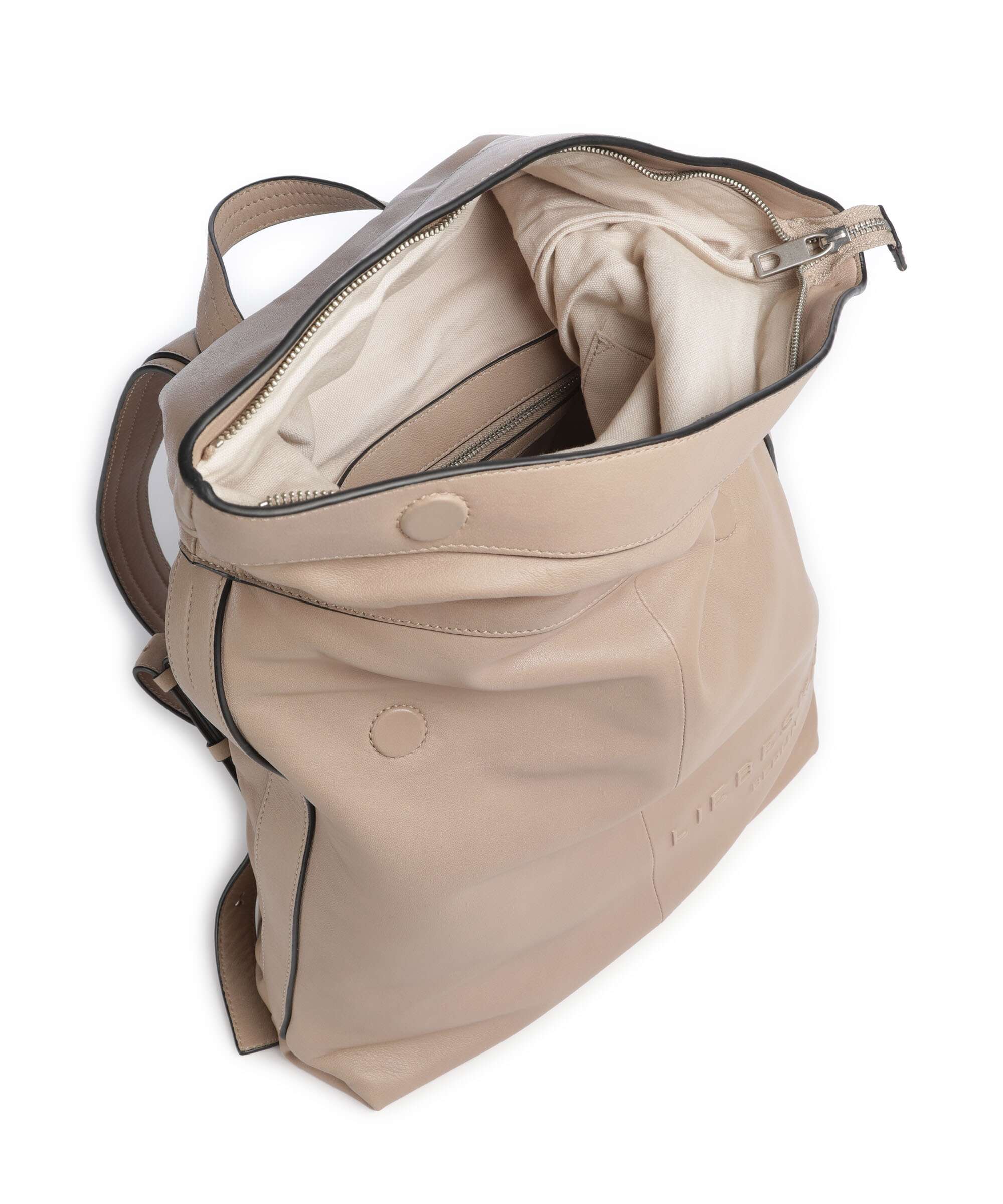 Liebeskind Elvira Sheep Natural L Rolltop backpack stone - Image 5