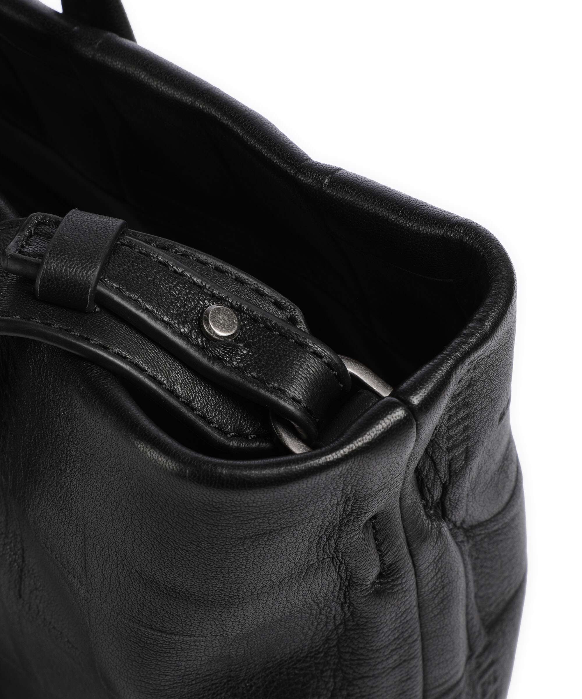 Liebeskind Hera Monogram Sheep Natural L Handbag black - Image 4