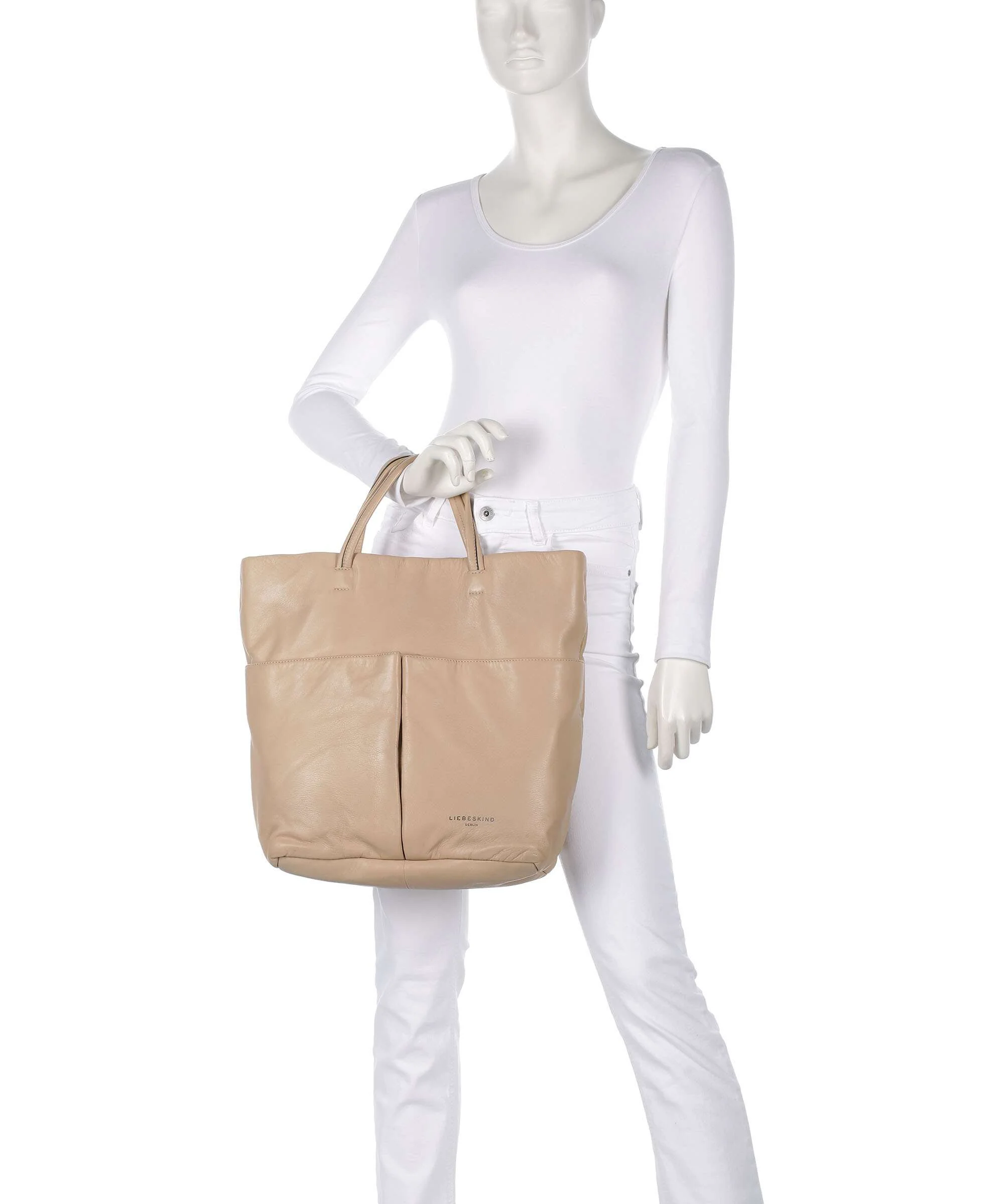 Liebeskind Hera Sheep Natural L Handbag sand castle - Image 3