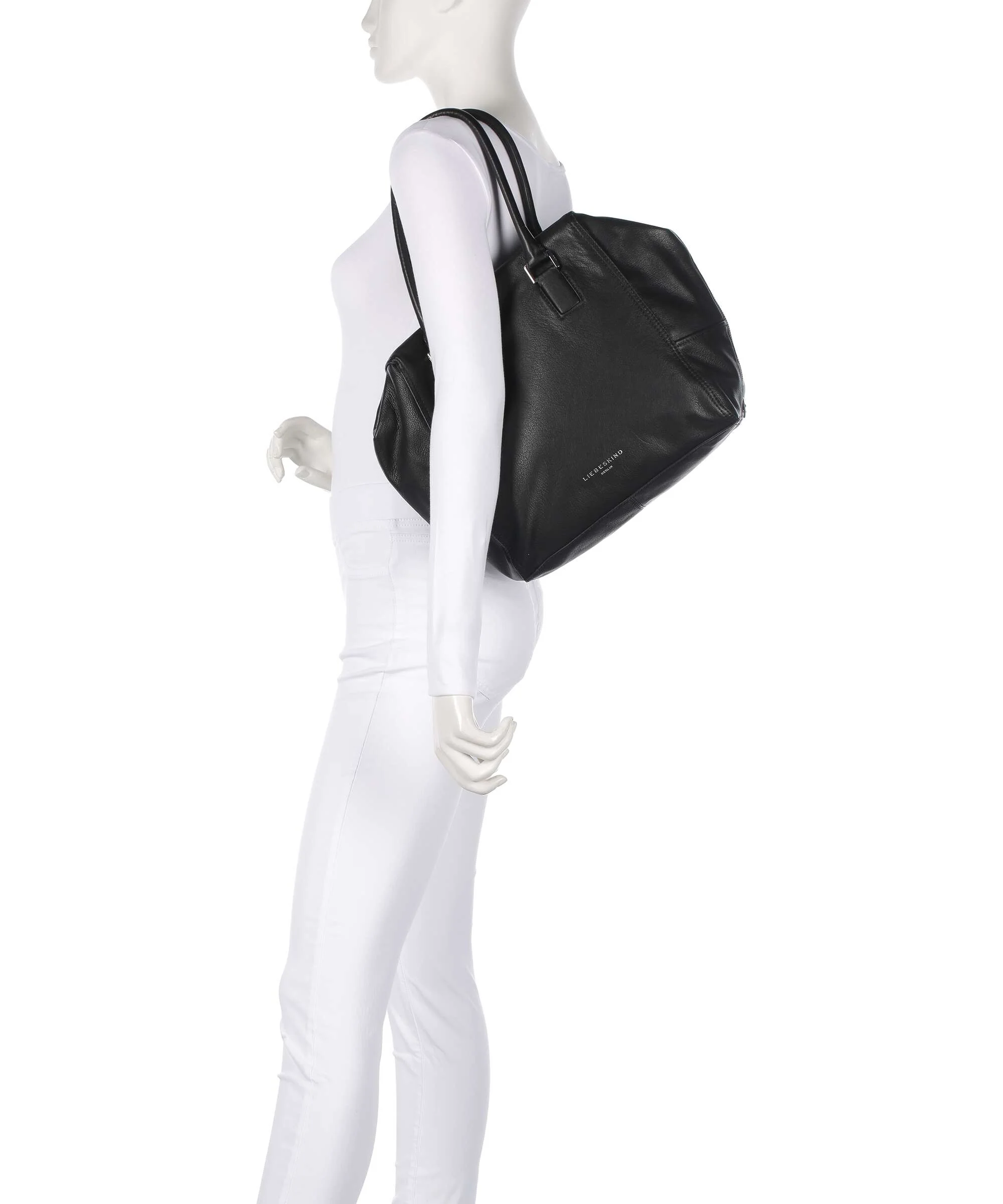 Liebeskind Kayla Archive 3D Leather Tote bag black - Image 3
