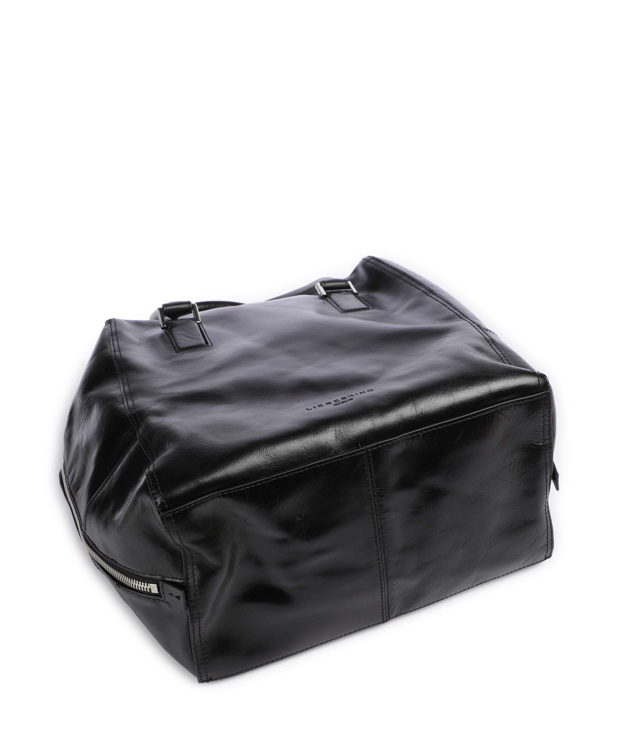 Liebeskind Kayla Lack Distressed M Tote bag black - Image 5