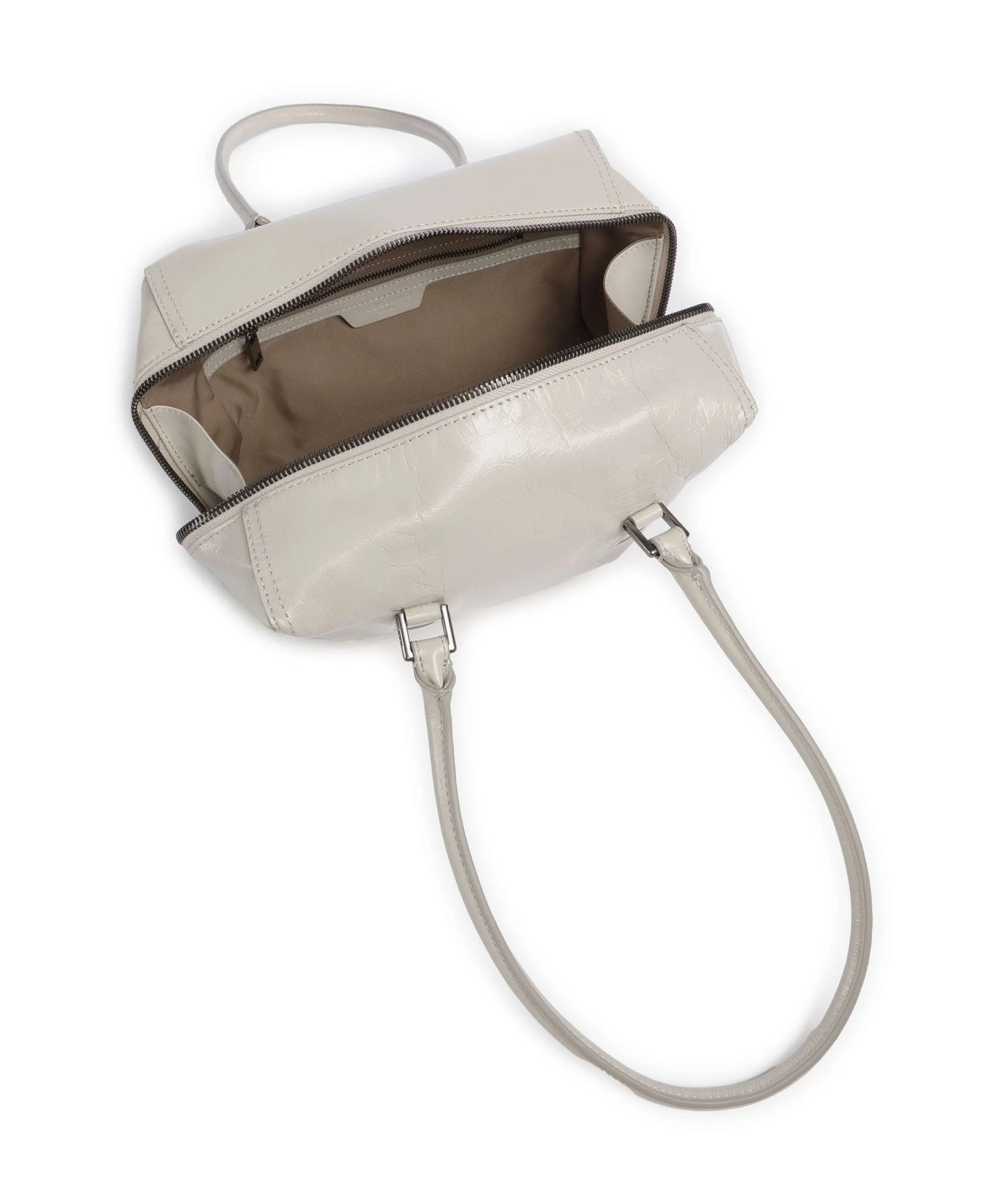 Liebeskind Kayla Lack Distressed S Shoulder bag milk - Image 6