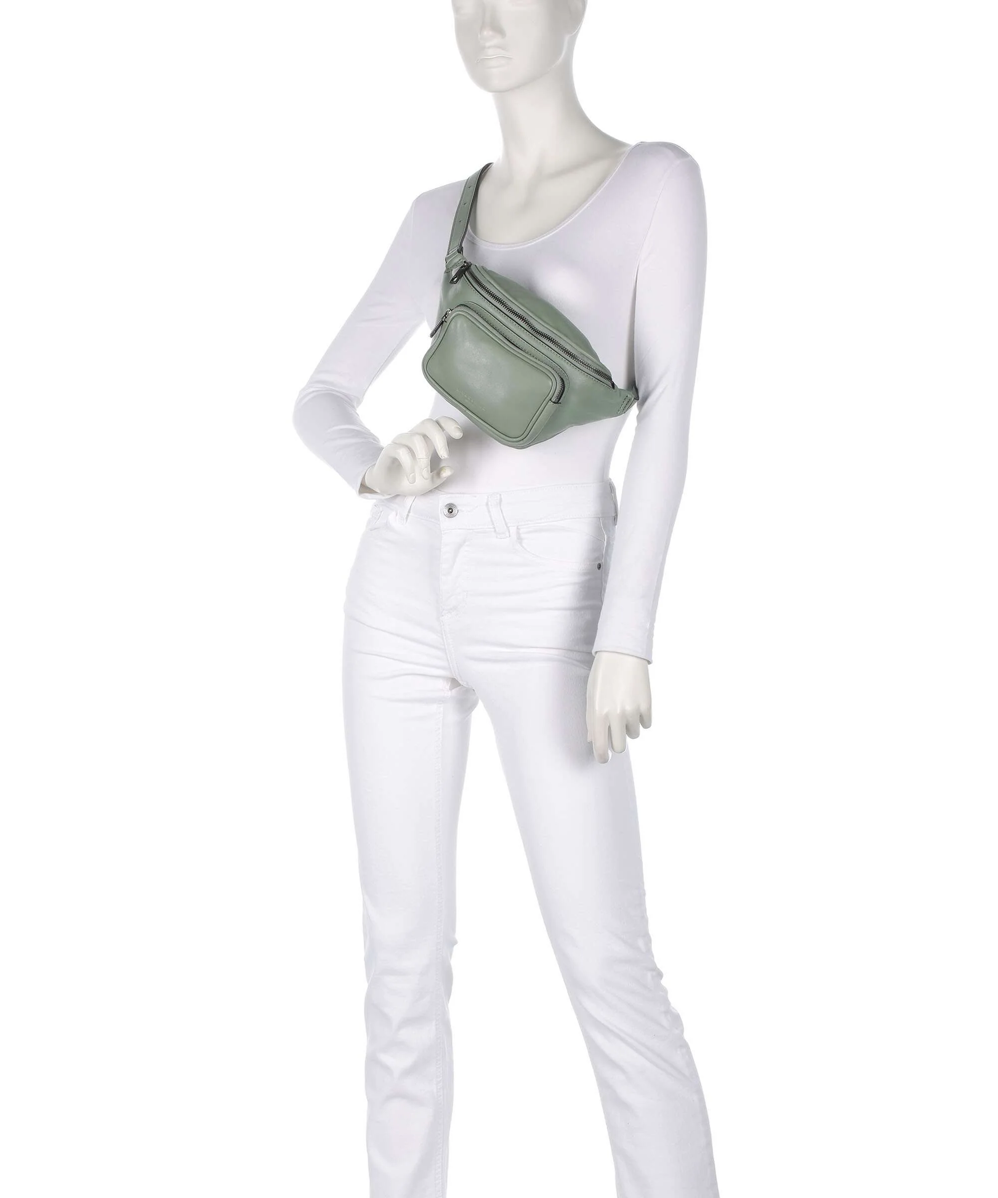 Liebeskind Lila Sheep Natural M Belt bag forest green - Image 3
