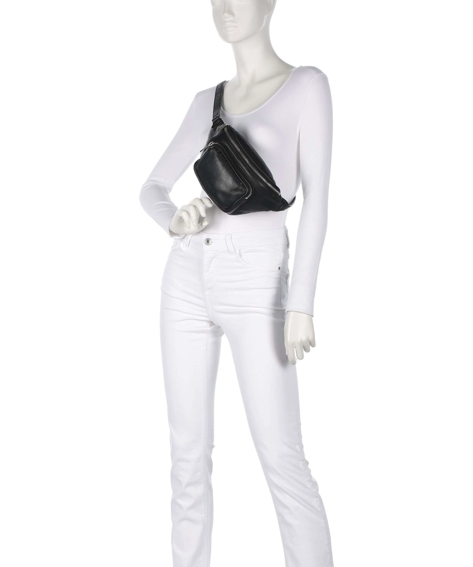 Liebeskind Lila Sheep Natural M Belt bag black - Image 3