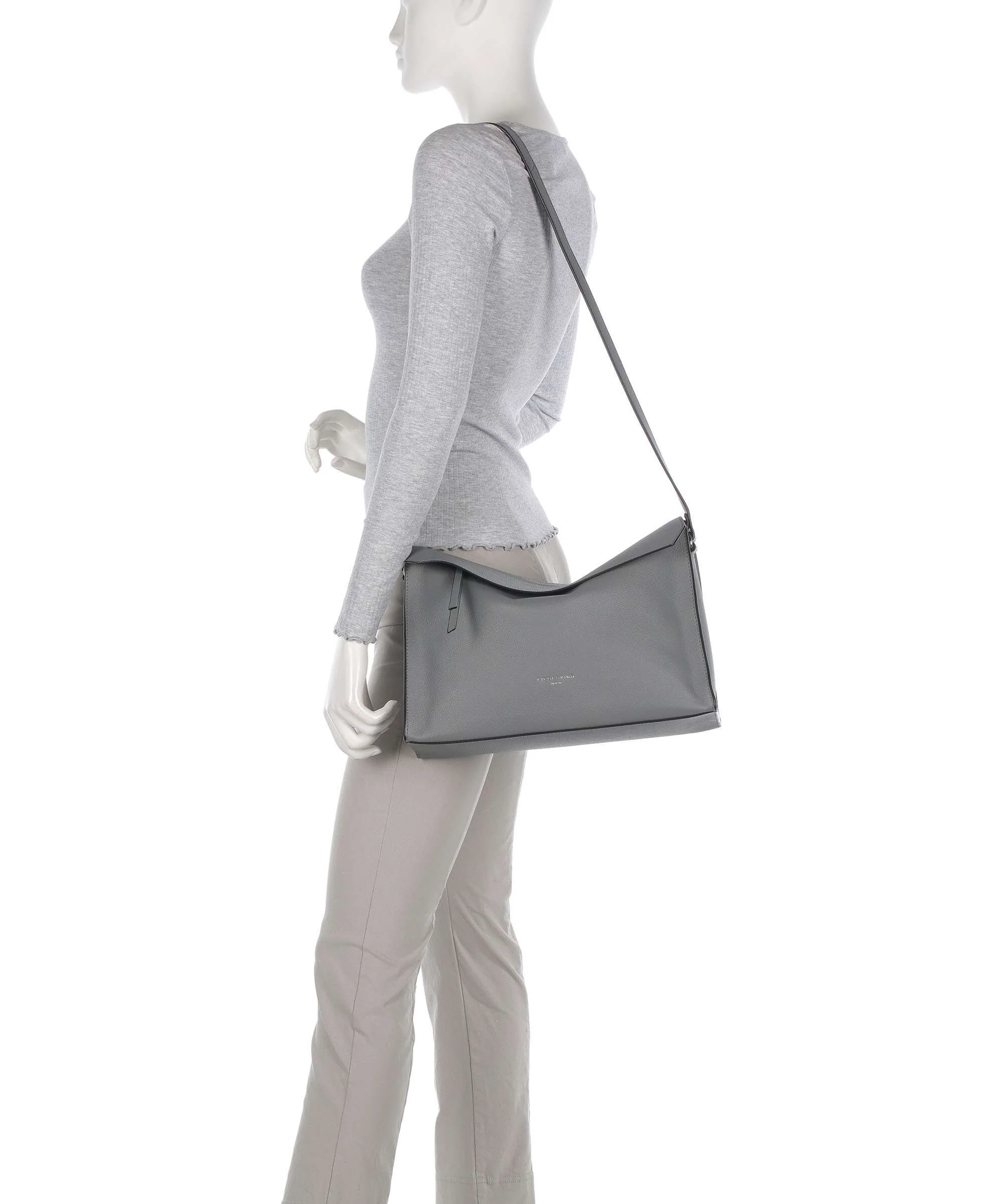 Liebeskind Lora Small Pebble M Shoulder bag grigio - Image 3