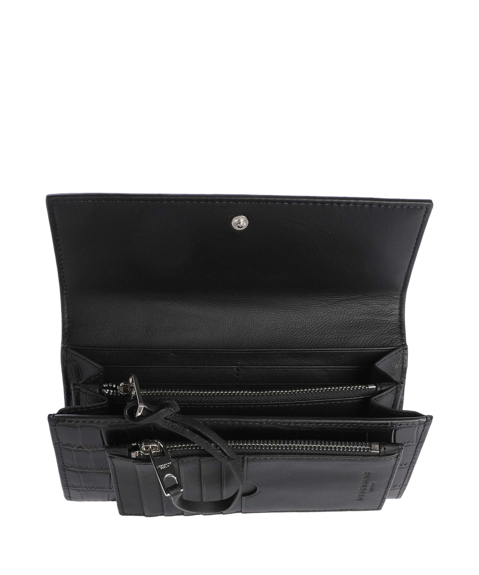Liebeskind Lora Valentina Croco Wallet black - Image 2