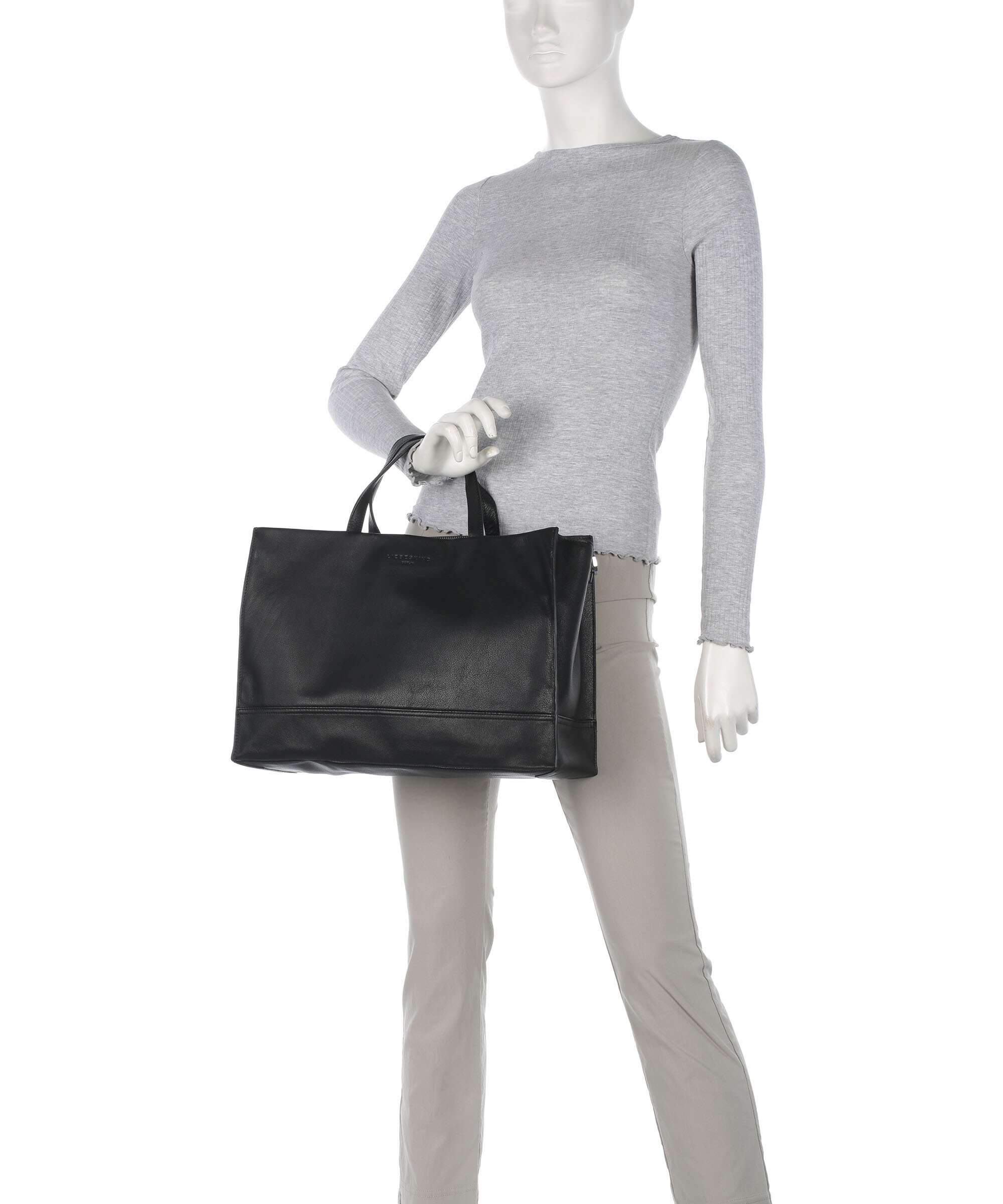 Liebeskind Lou 2 3D Leather L Handbag black - Image 3