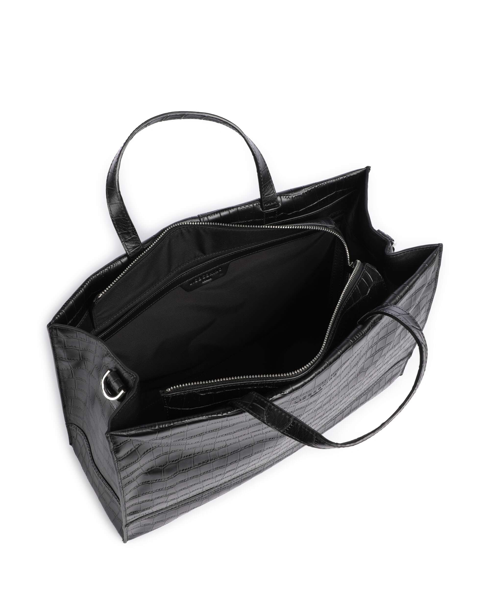 Liebeskind Lou 2 New Croco L Handbag black - Image 6