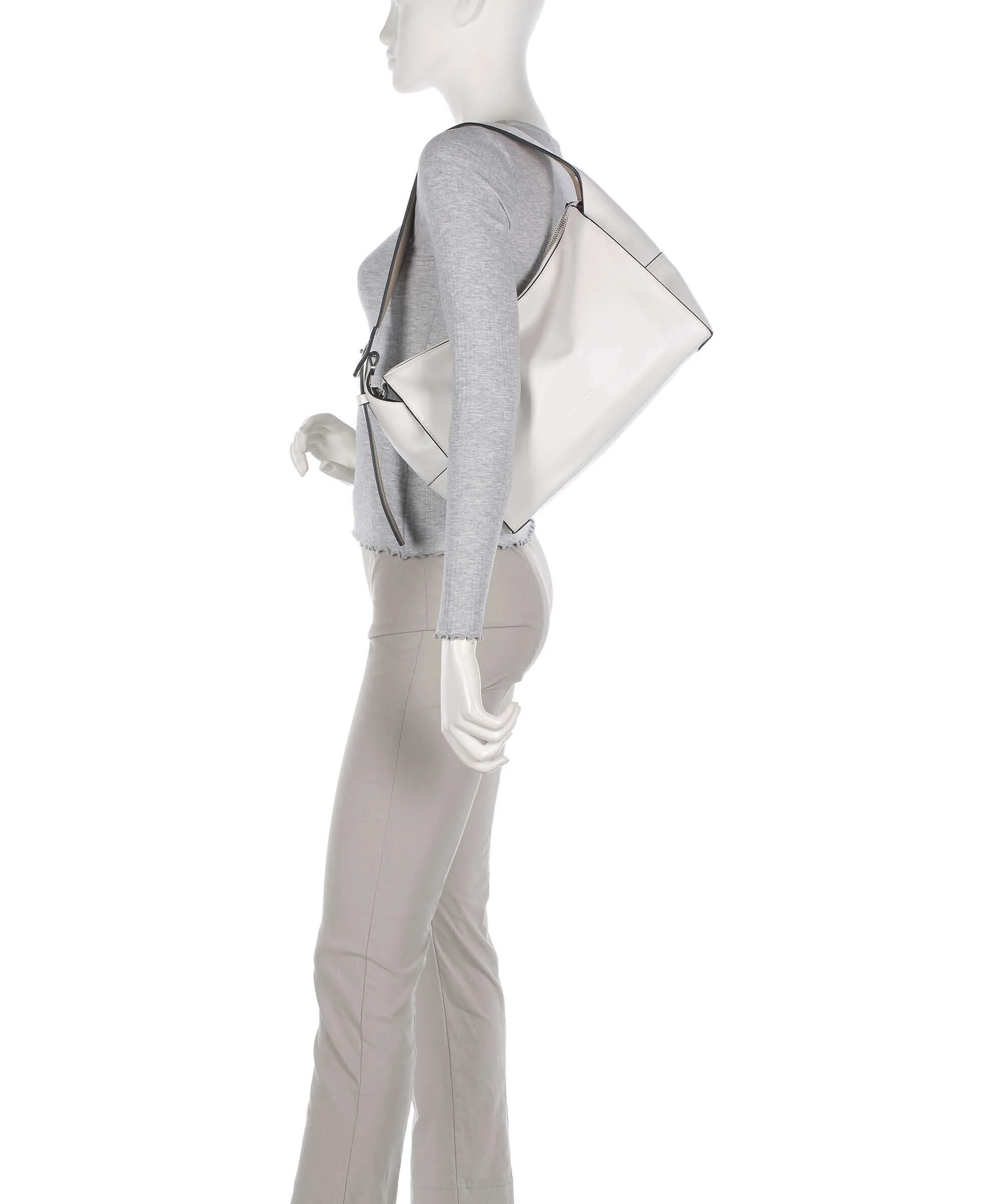 Liebeskind Lou Calf Optic M Hobo bag arctic - Image 3