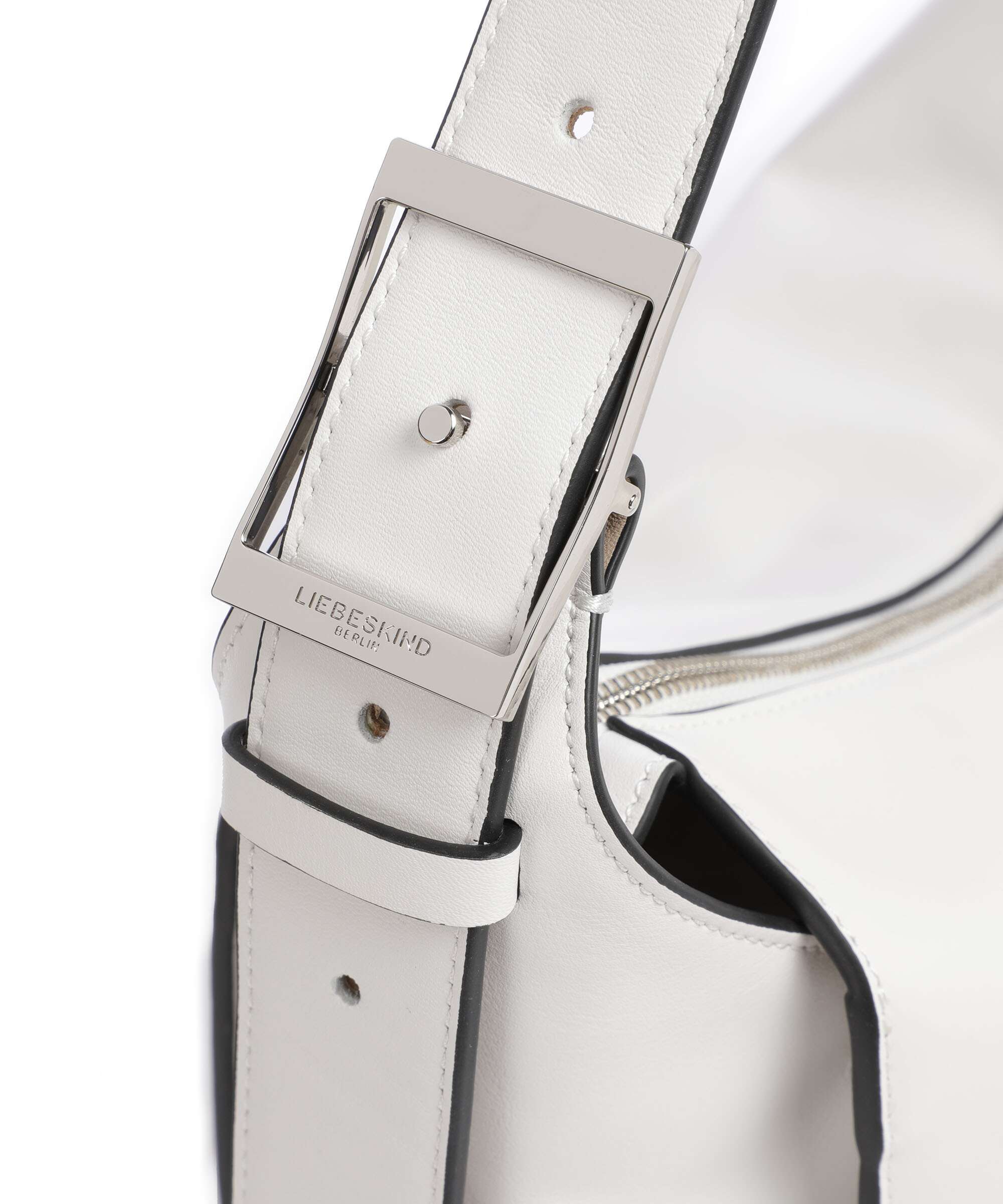 Liebeskind Lou Calf Optic M Hobo bag arctic - Image 4