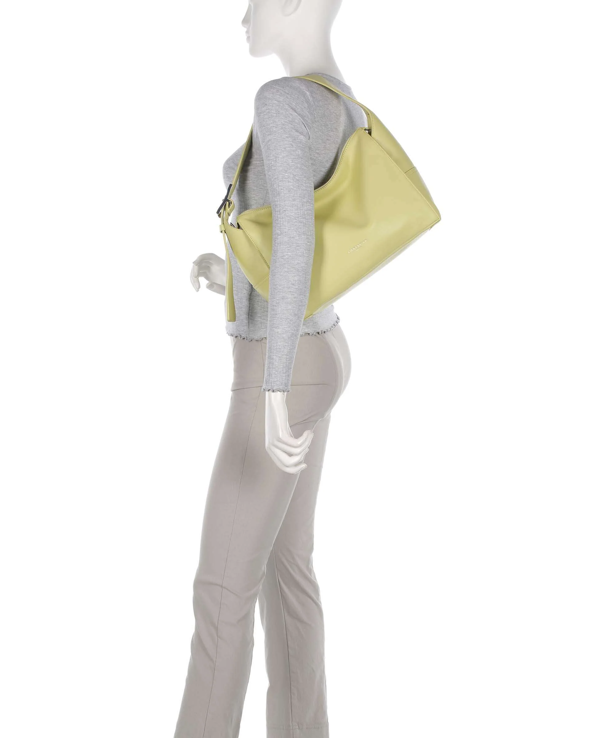 Liebeskind Lou Calf Optic M Hobo bag light mimosa - Image 3