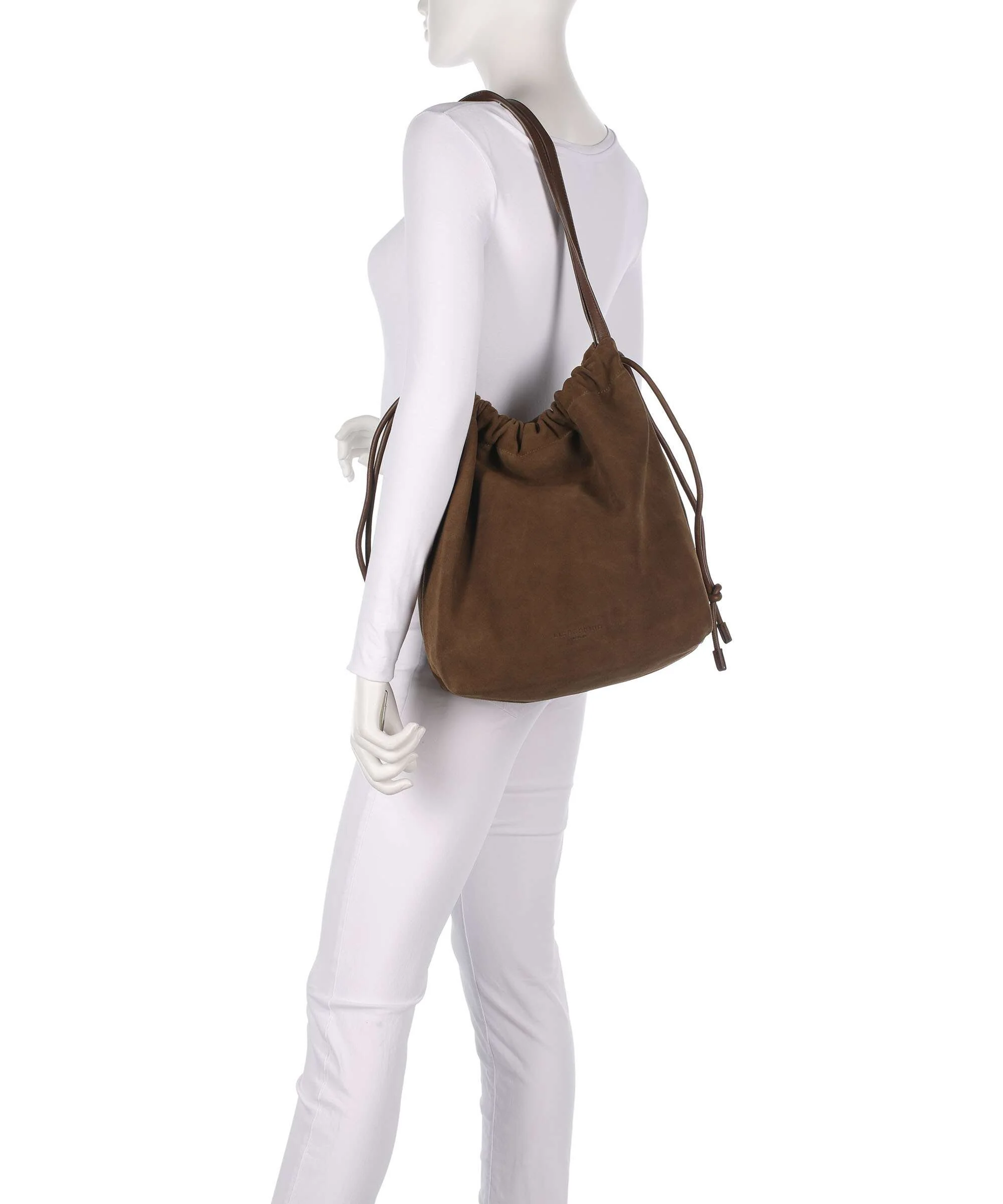 Liebeskind Lya Suede M Bucket bag safari - Image 3