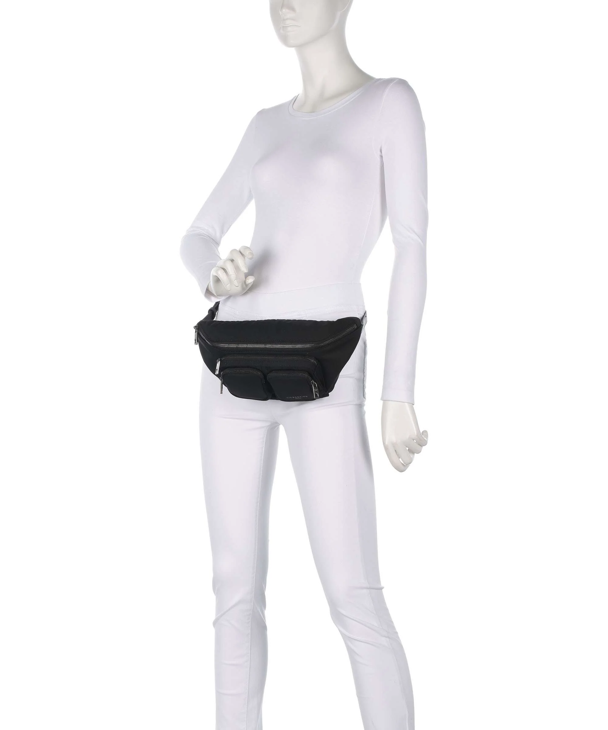 Liebeskind Maia Nylon M Belt bag black - Image 3