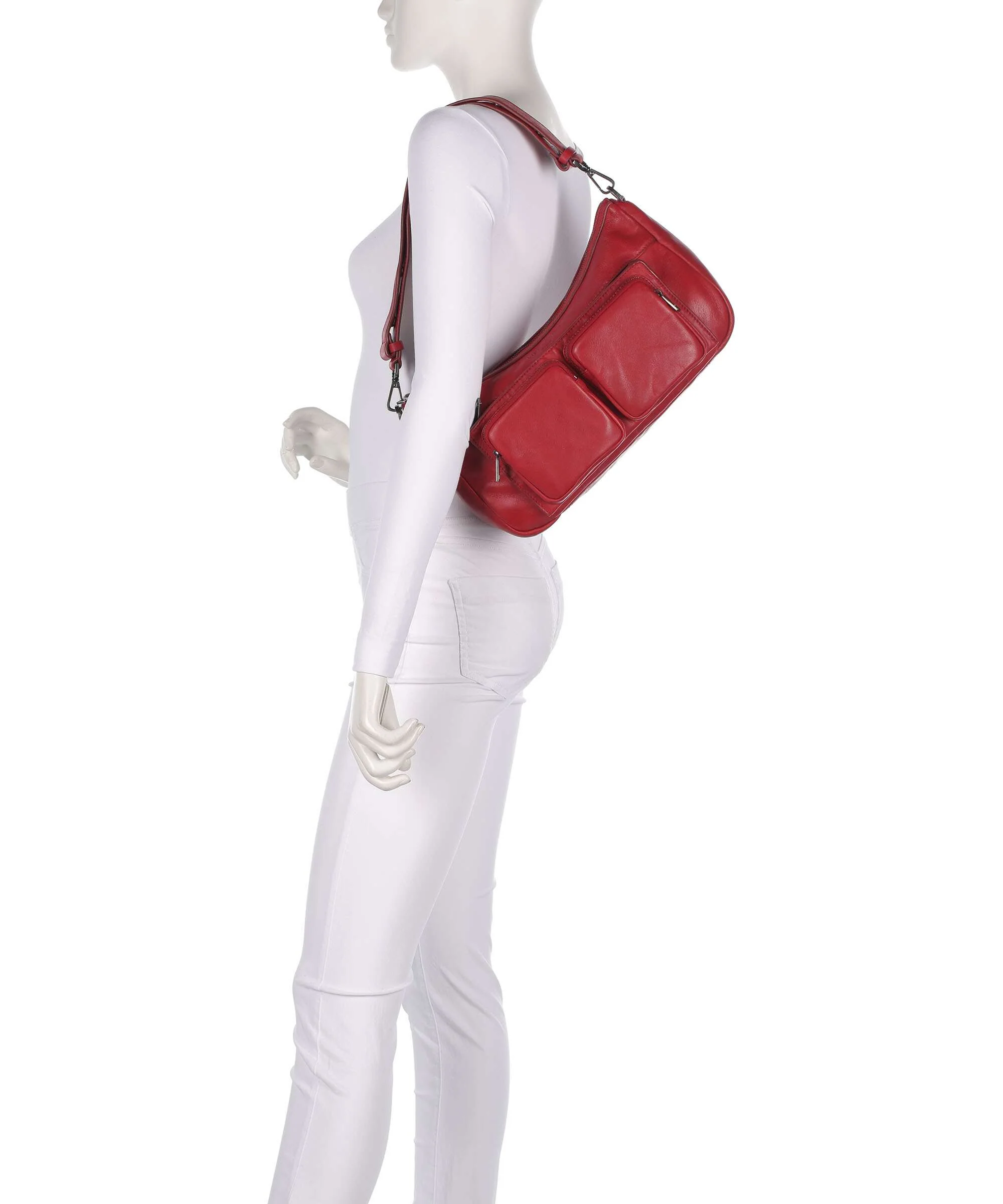 Liebeskind Maia Sheep Natural M Shoulder bag true red - Image 3