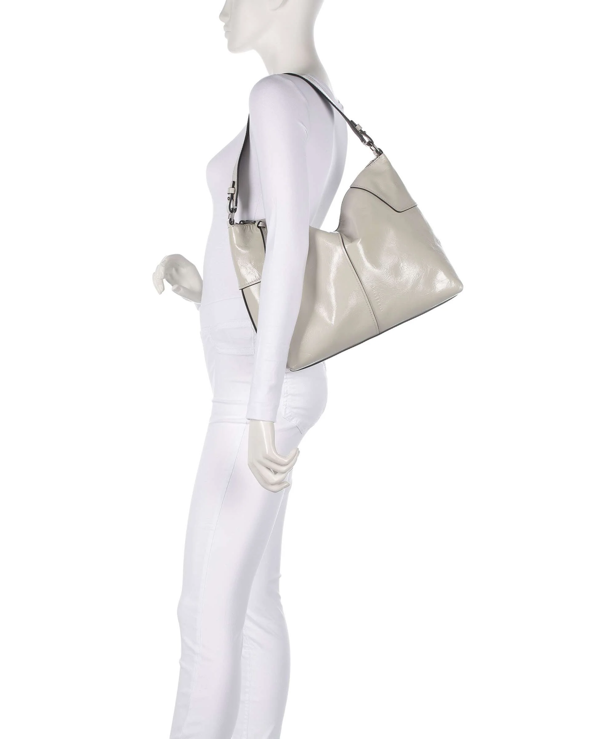 Liebeskind Mila Lack Distressed M Hobo bag milk - Image 3