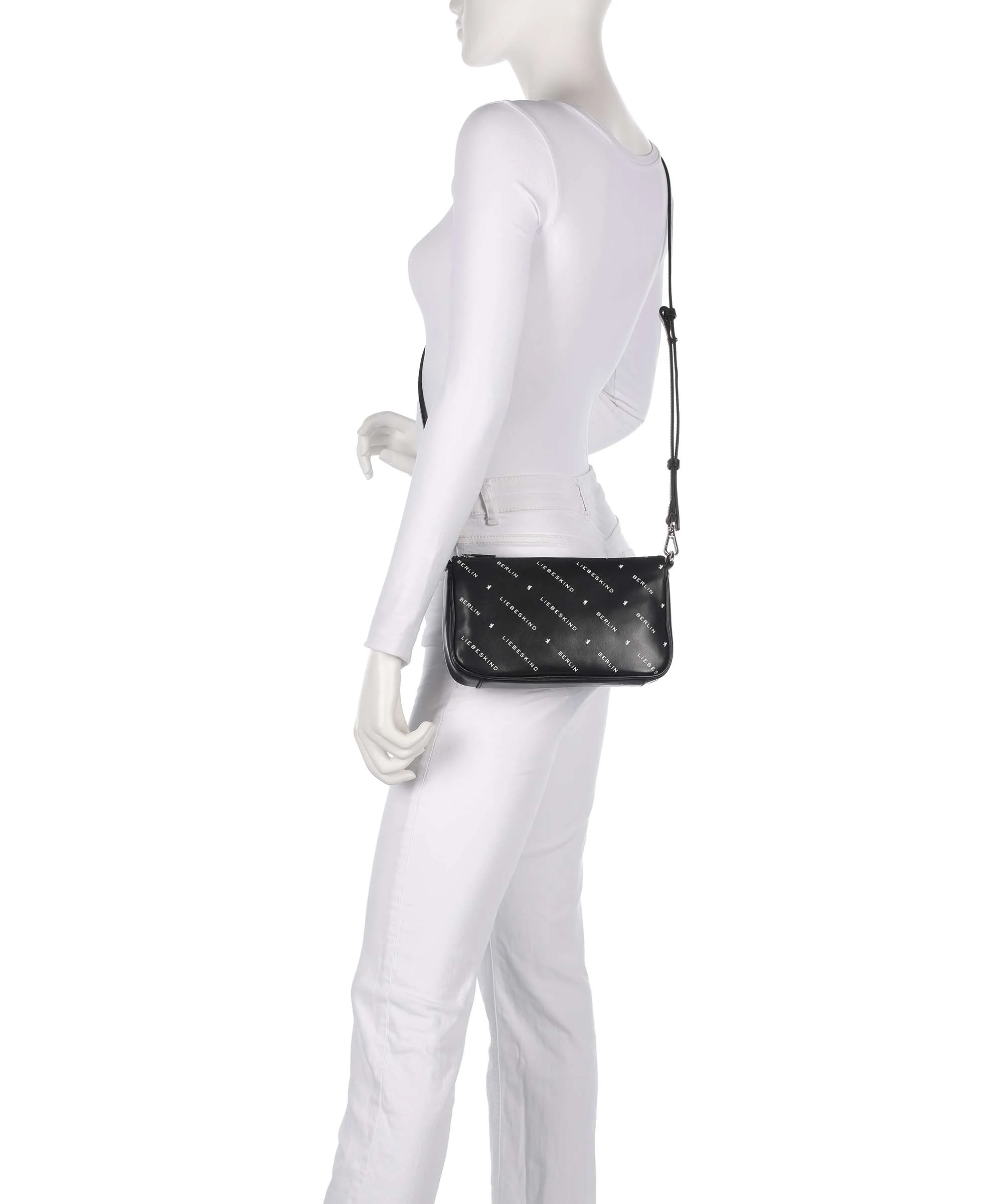 Liebeskind Monogram Soft Nappa S Shoulder bag black - Image 4