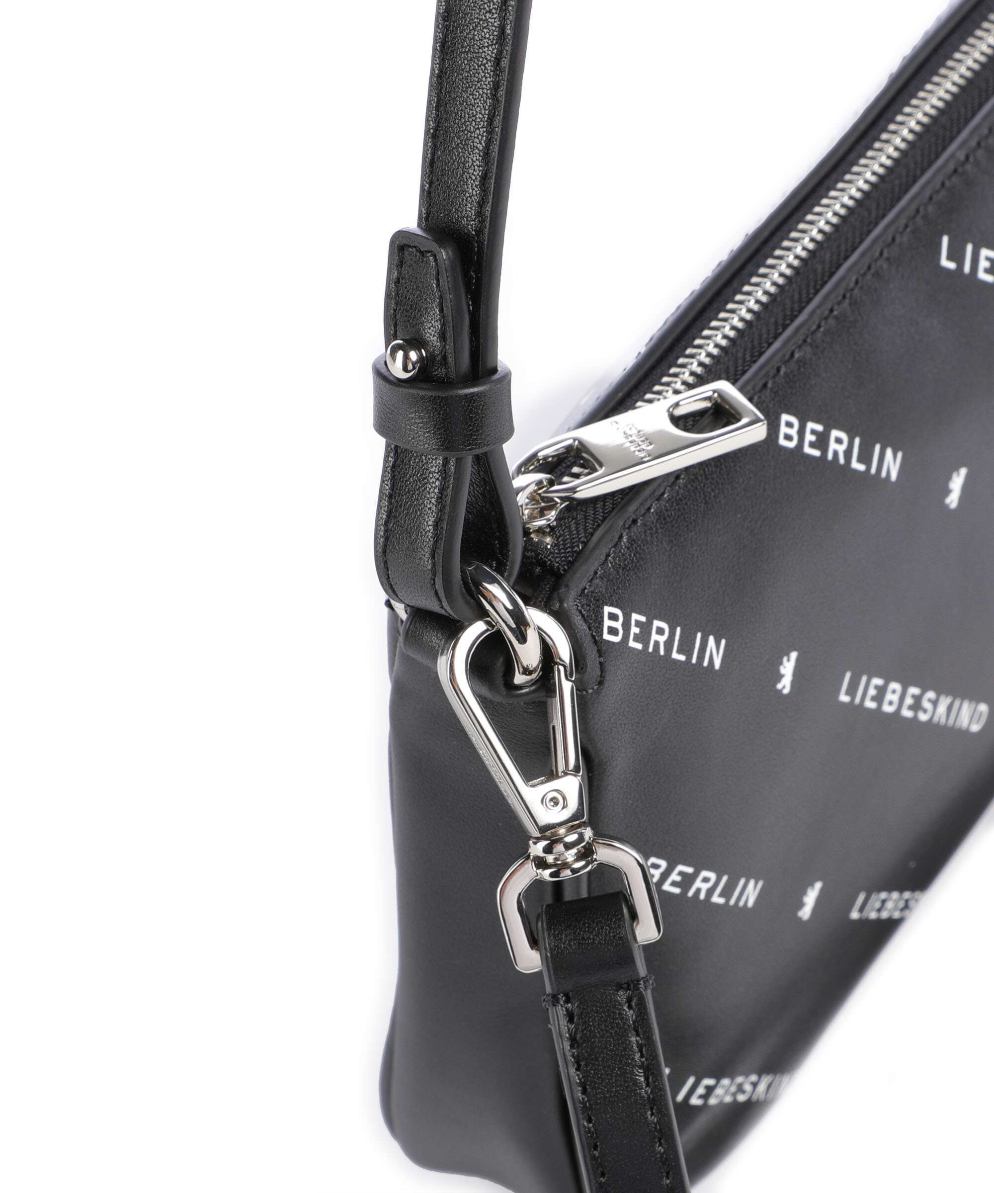 Liebeskind Monogram Soft Nappa S Shoulder bag black - Image 5