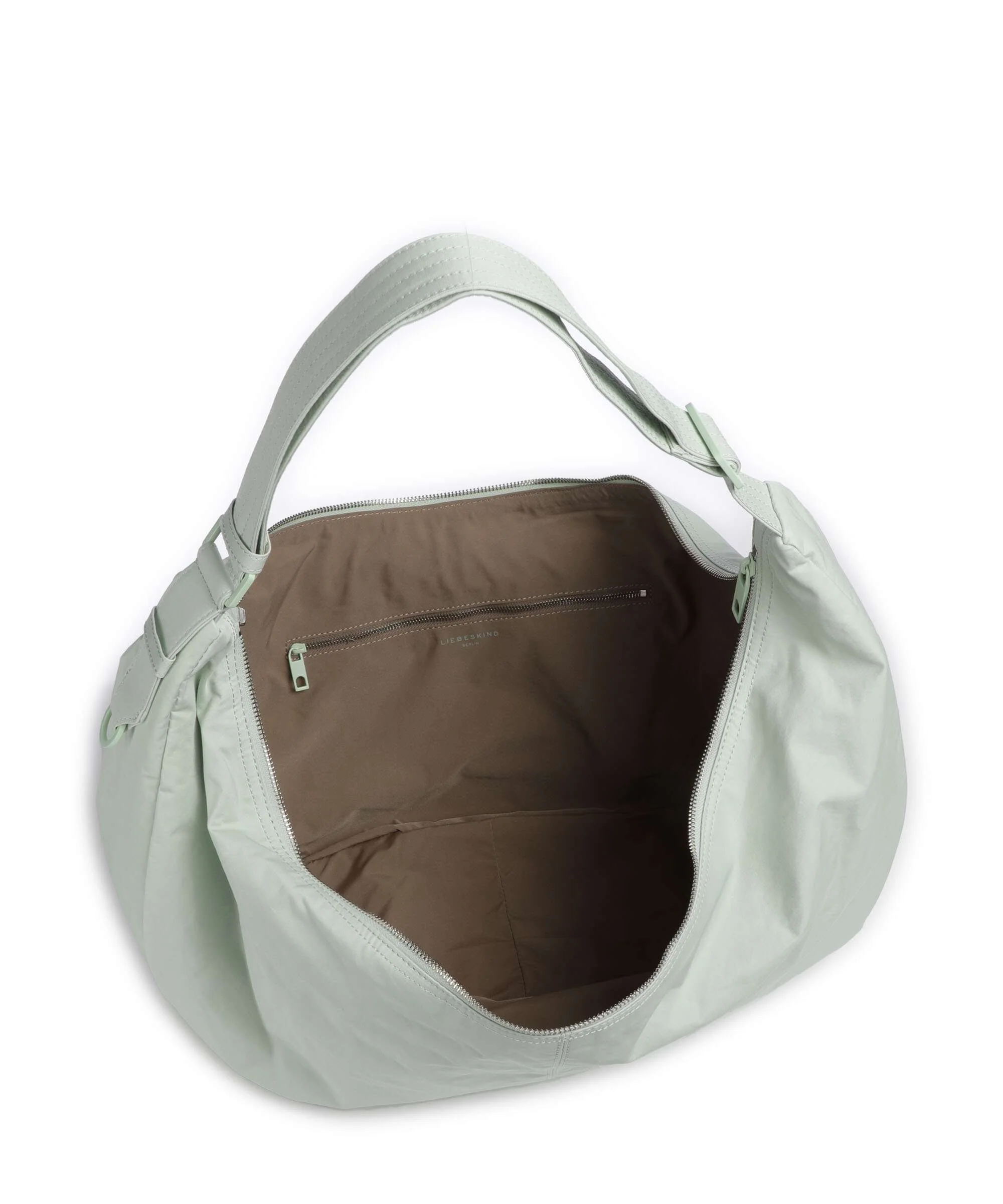 Liebeskind Moon Nylon L Hobo bag sage - Image 6
