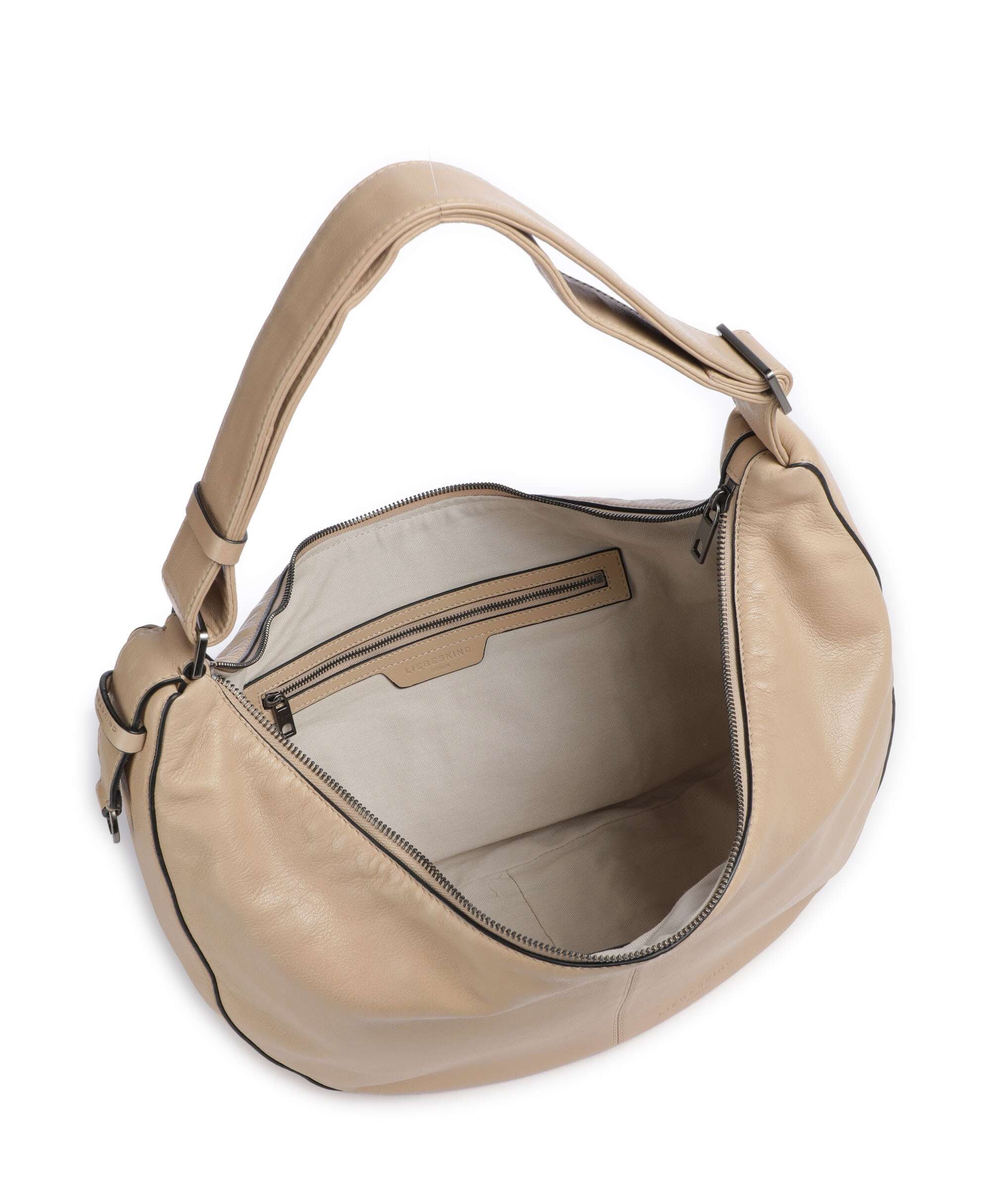 Liebeskind Moon Sheep Natural M Hobo bag sand castle - Image 6