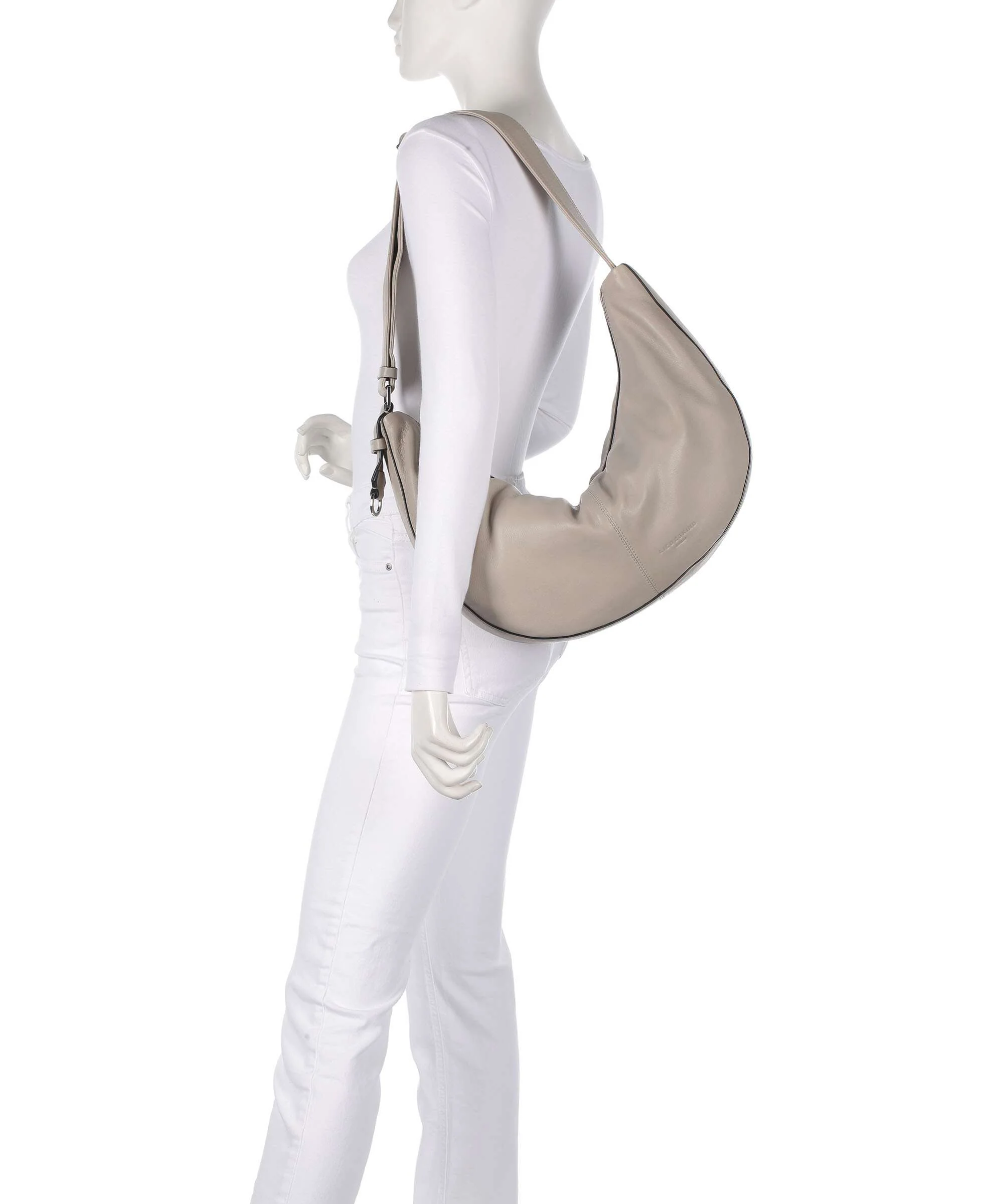 Liebeskind Moon Sheep Natural M Hobo bag steel - Image 3