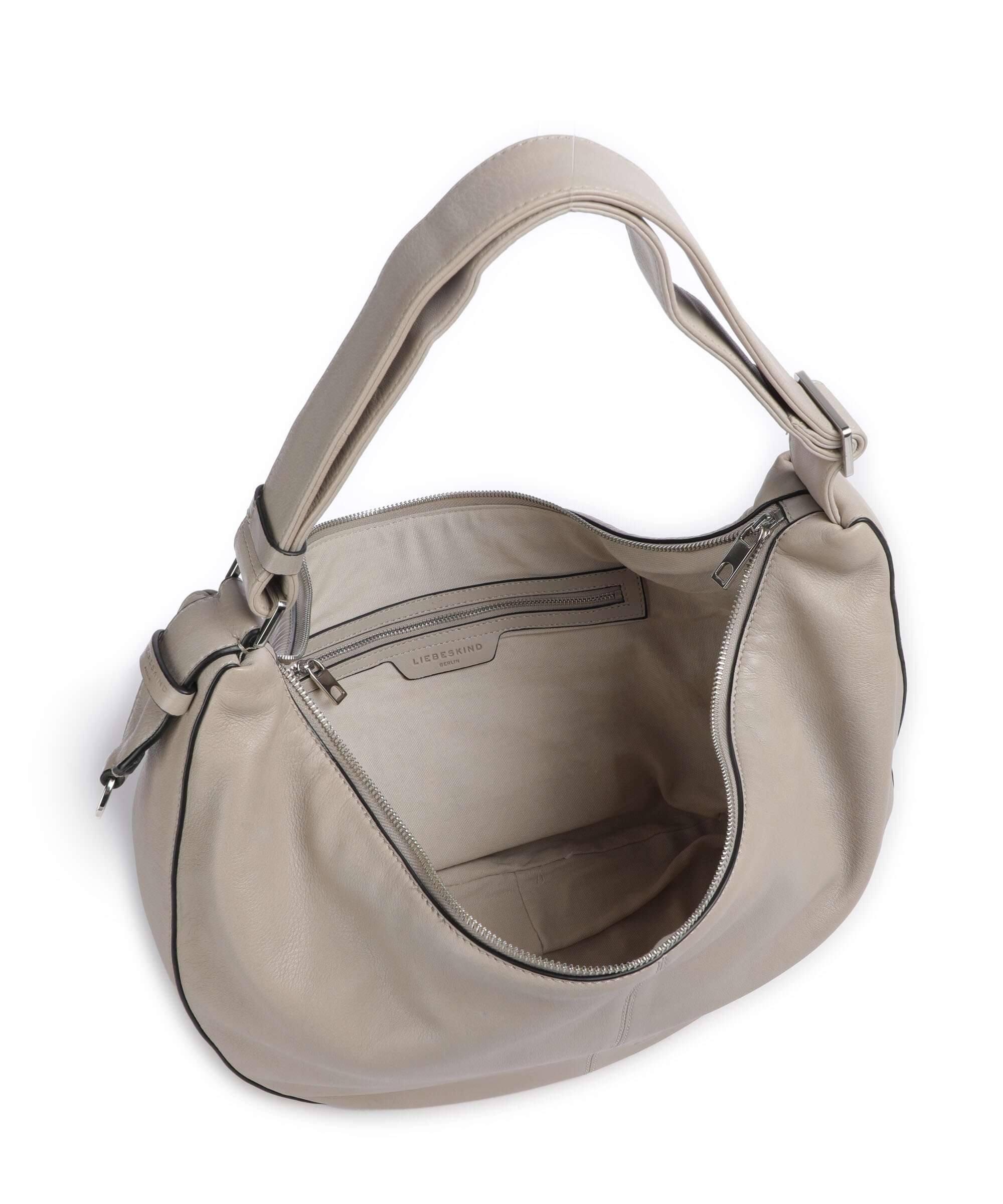 Liebeskind Moon Sheep Natural M Hobo bag steel - Image 6
