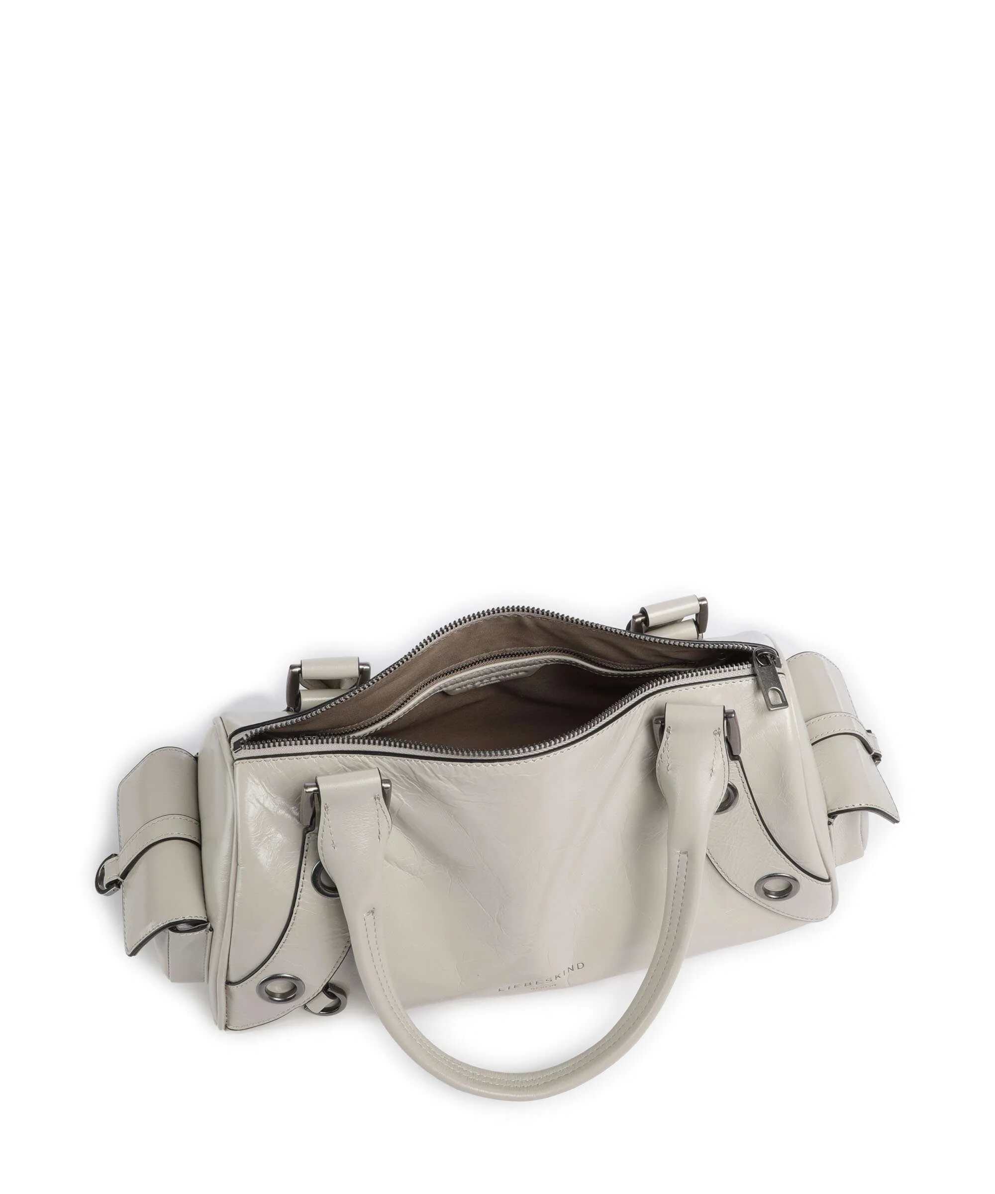Liebeskind Nika Lack Distressed M Shoulder bag milk - Image 6