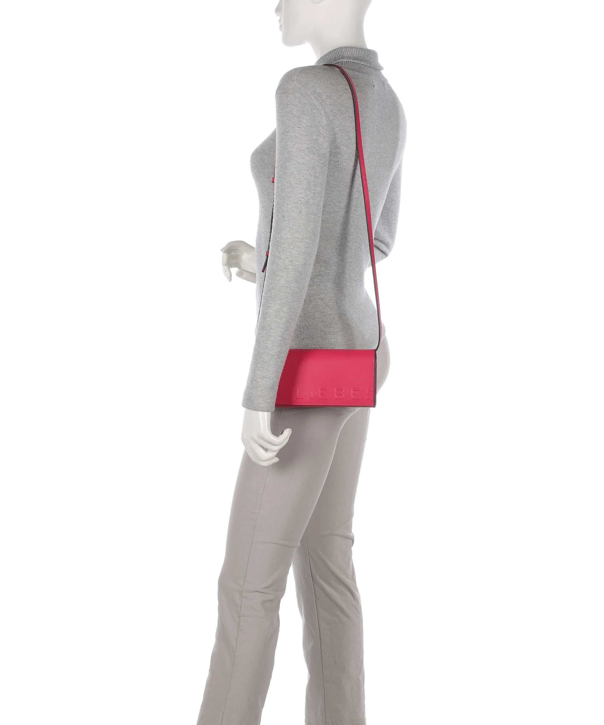 Liebeskind Paper Bag Logo Carter XS Crossbody bag lemonade pink - Image 3