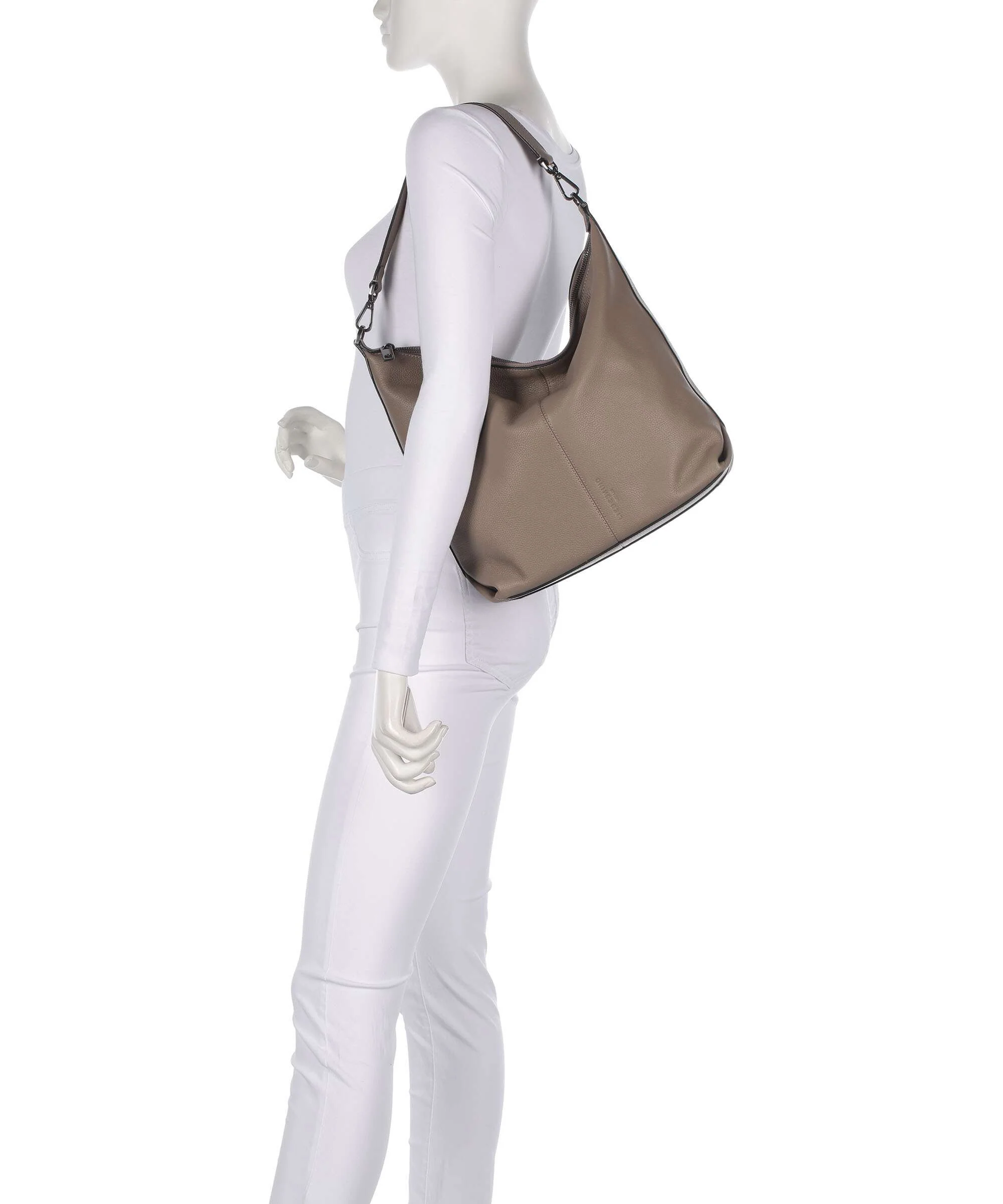 Liebeskind Paris Small Pebble M Hobo bag neutral gray - Image 3