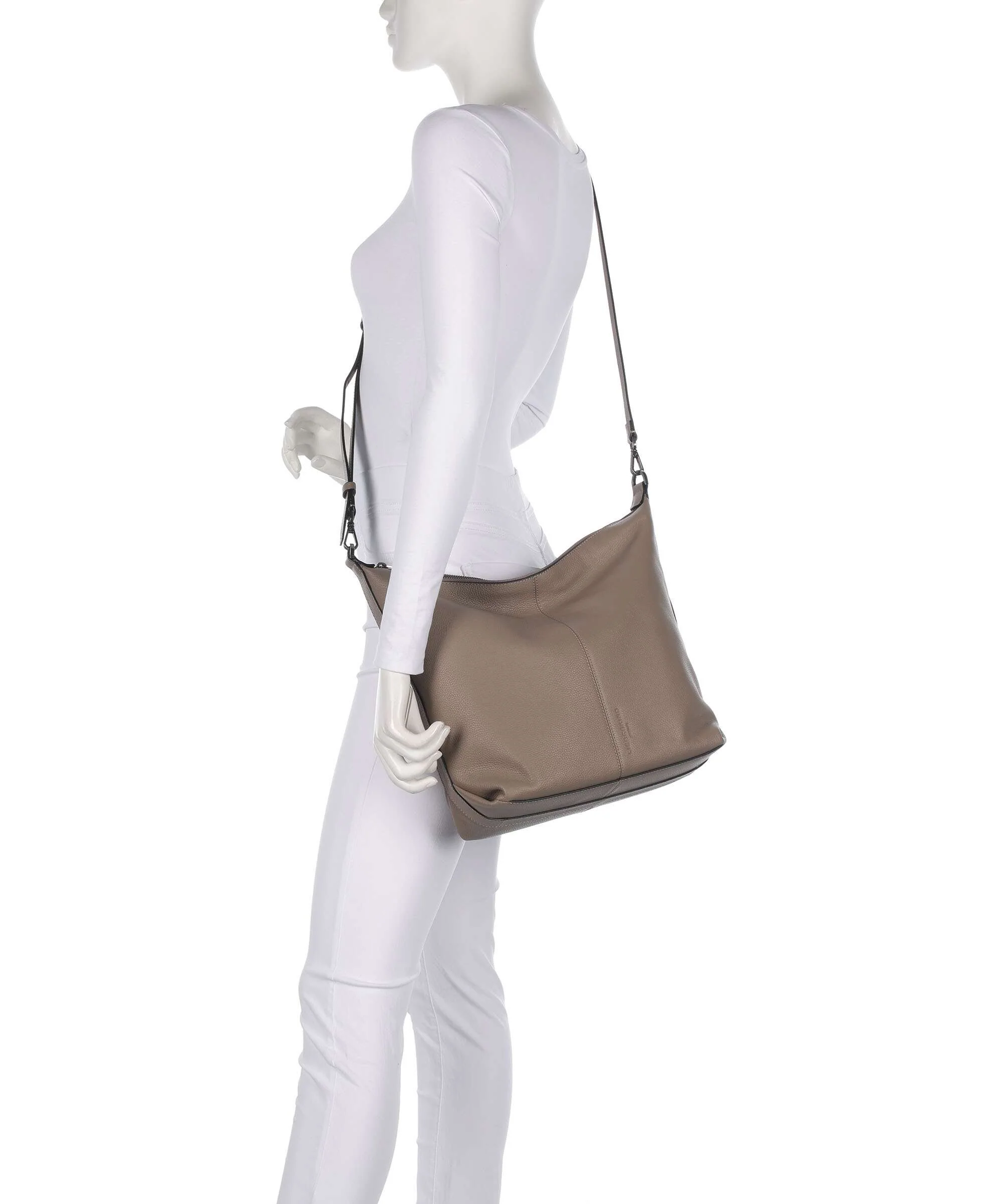 Liebeskind Paris Small Pebble M Hobo bag neutral gray - Image 4