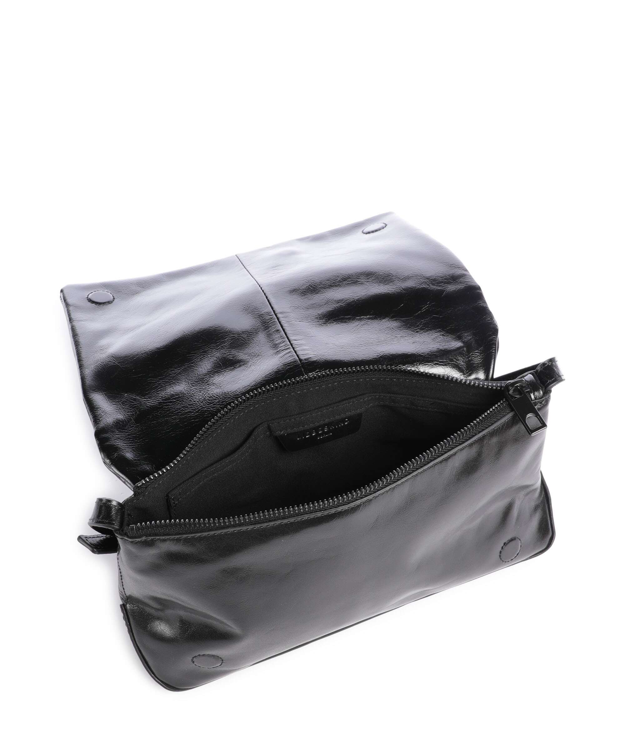 Liebeskind Rive Paper Touch Crinkle S Crossbody bag black - Image 6