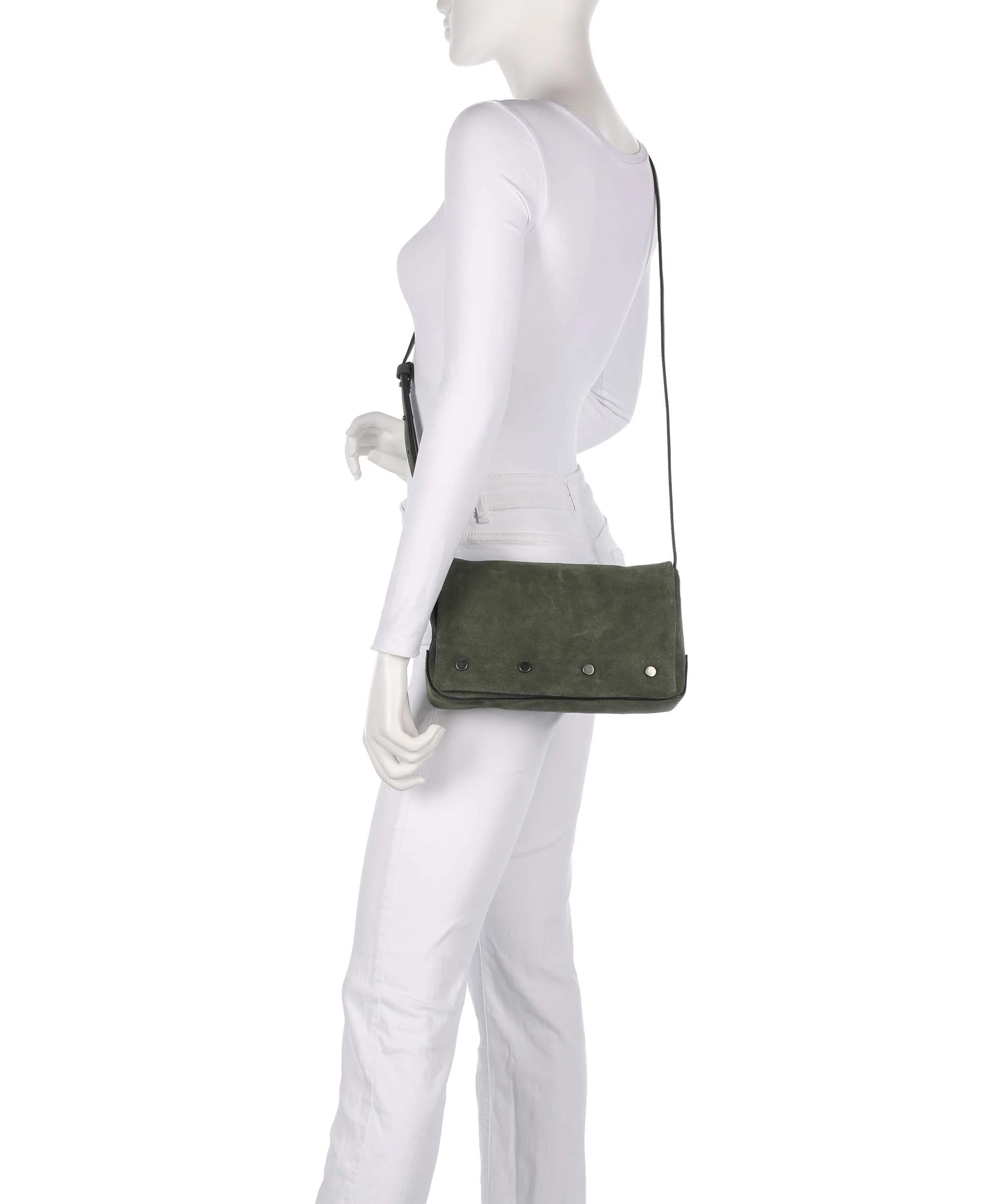 Liebeskind Rive Suede S Crossbody bag forest - Image 3