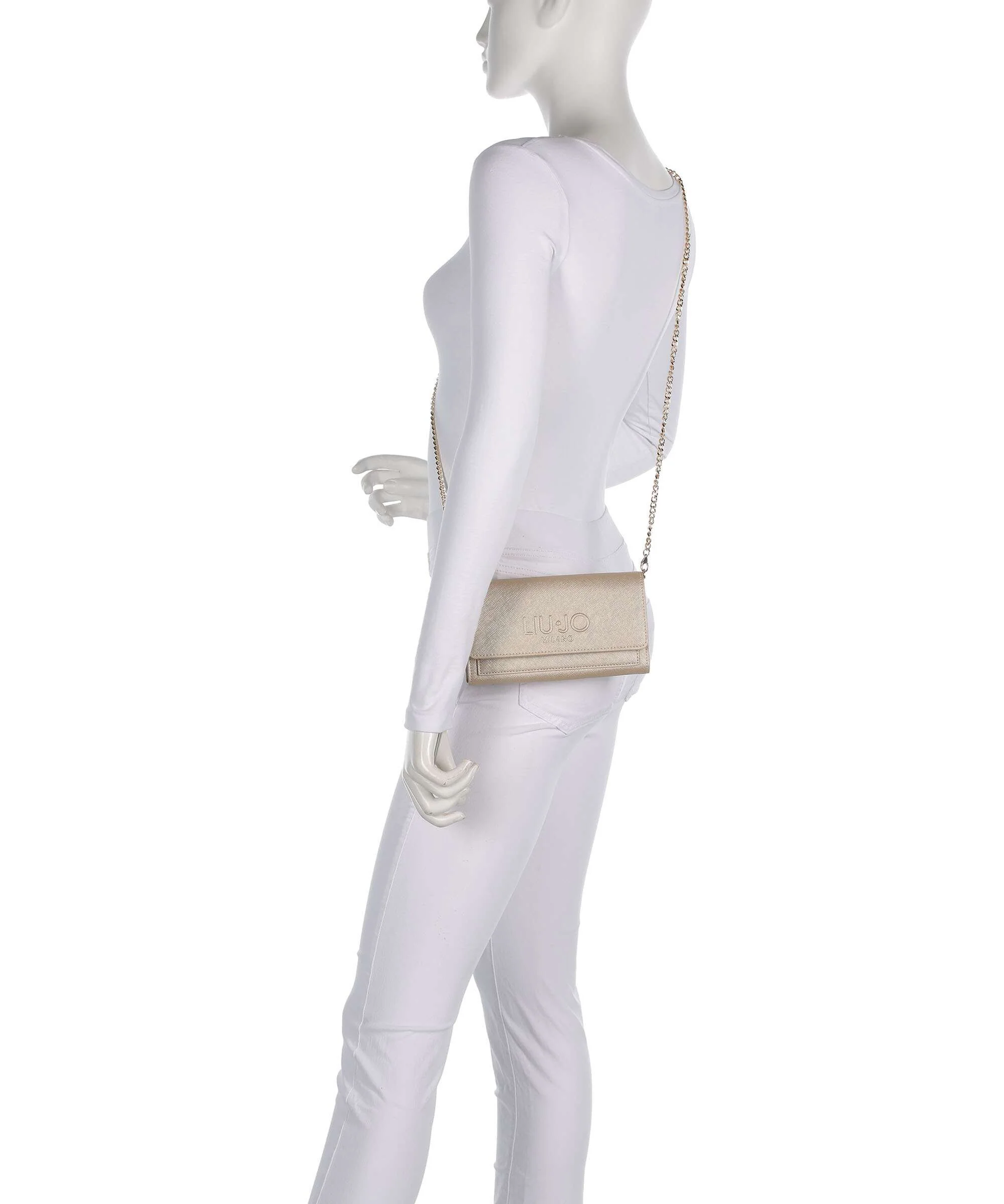 Liu Jo Caliwen XL Crossbody bag light gold - Image 3