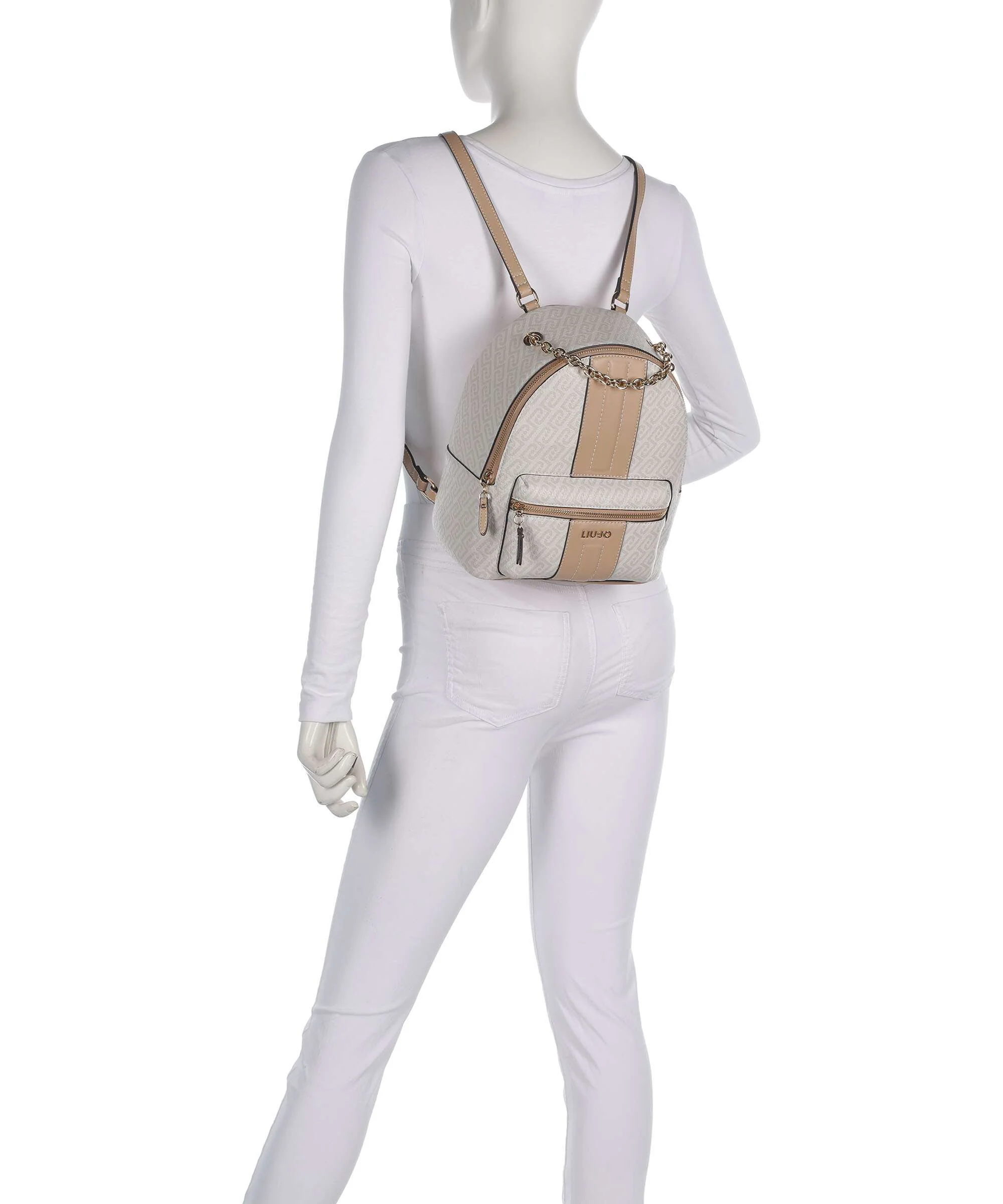 Liu Jo Ematite M Backpack naturale/dark cipria - Image 3