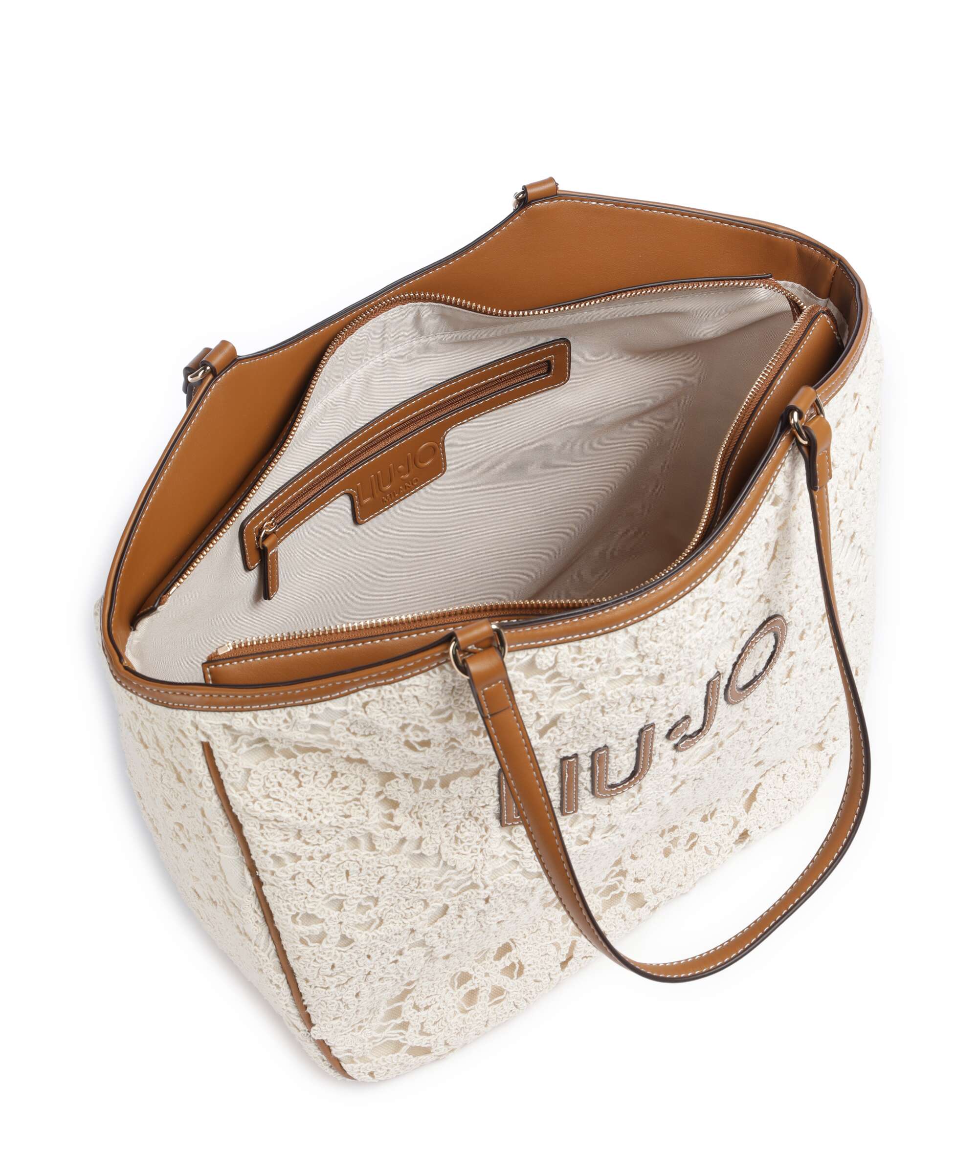 Liu Jo Ferielle L Tote bag cream - Image 5