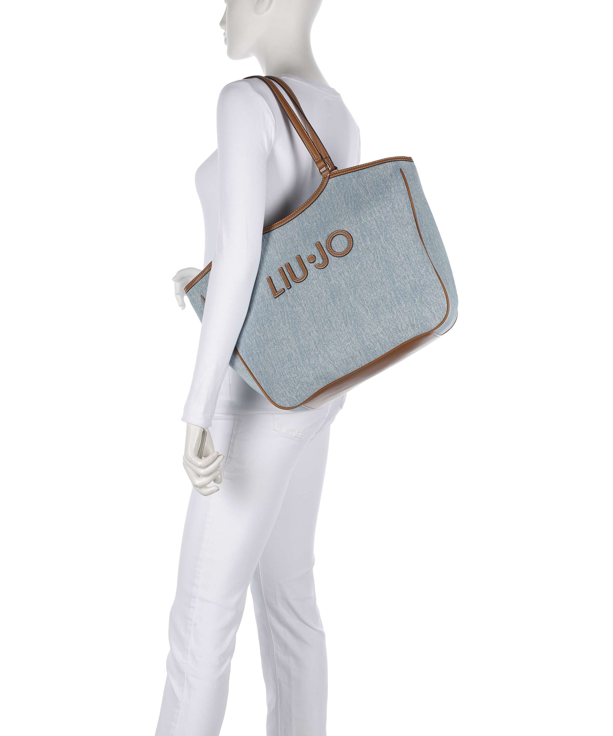 Liu Jo Ferielle L Tote bag light denim - Image 3