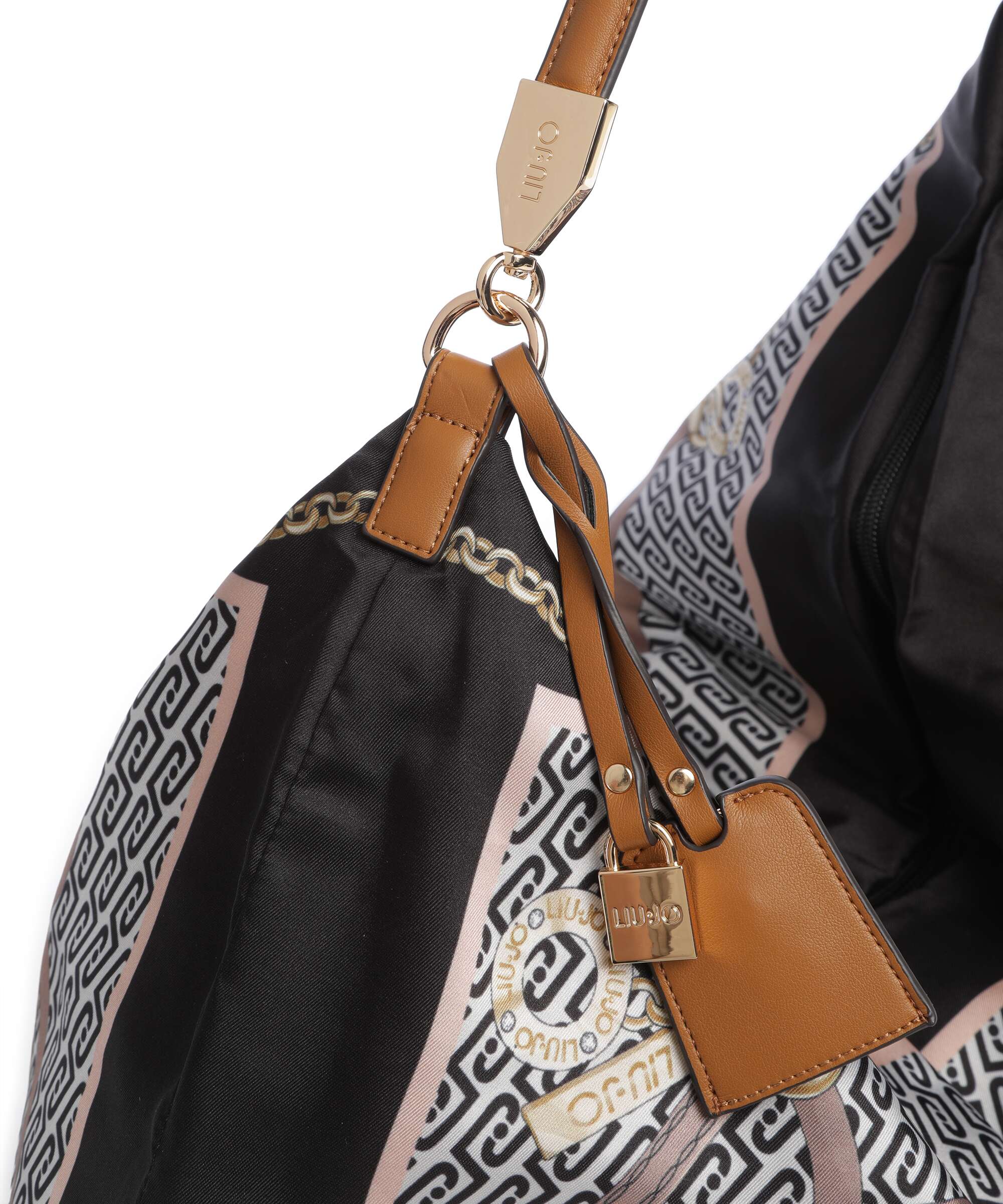 Liu Jo Foulard Hobo bag st metall nero - Image 4