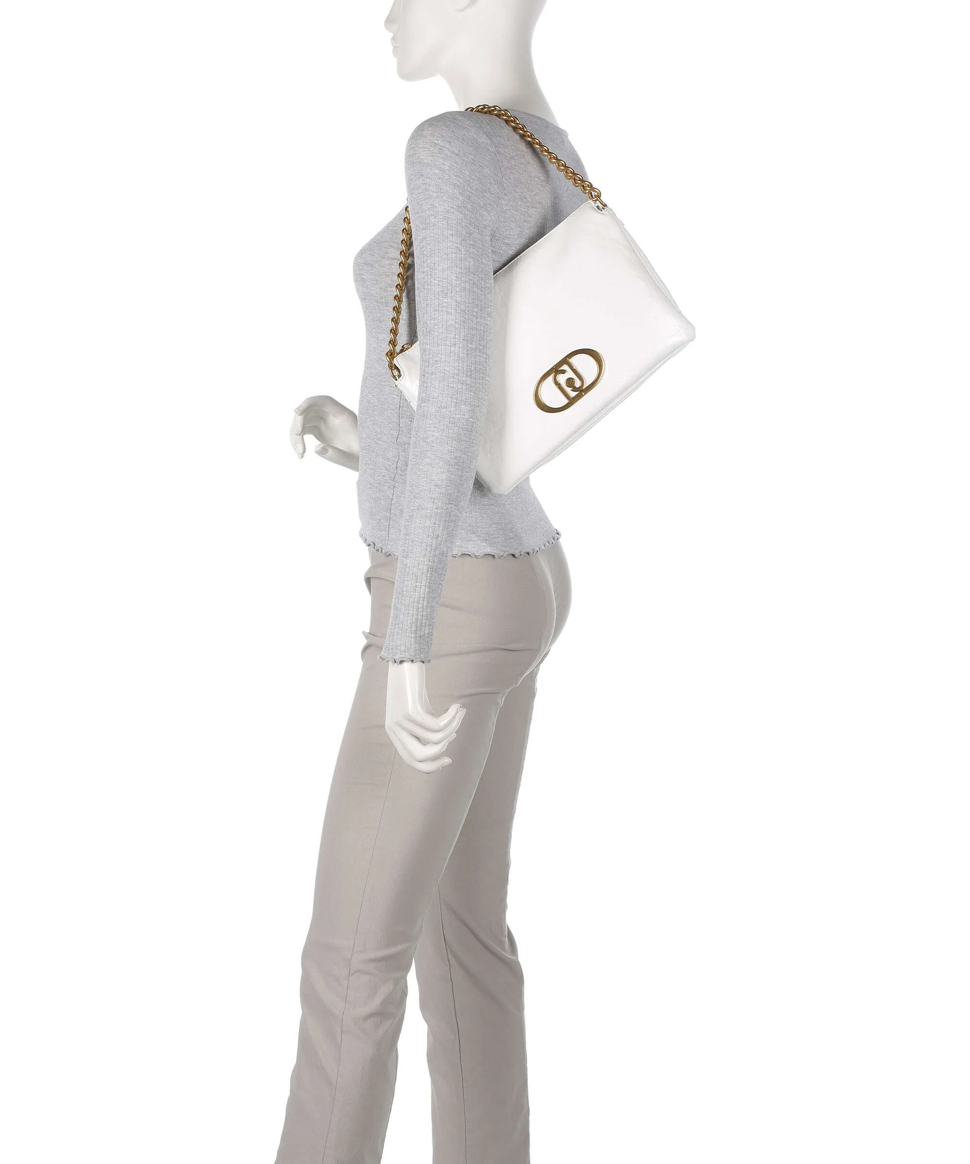 Liu Jo Lapuffy Shoulder bag offwhite - Image 3