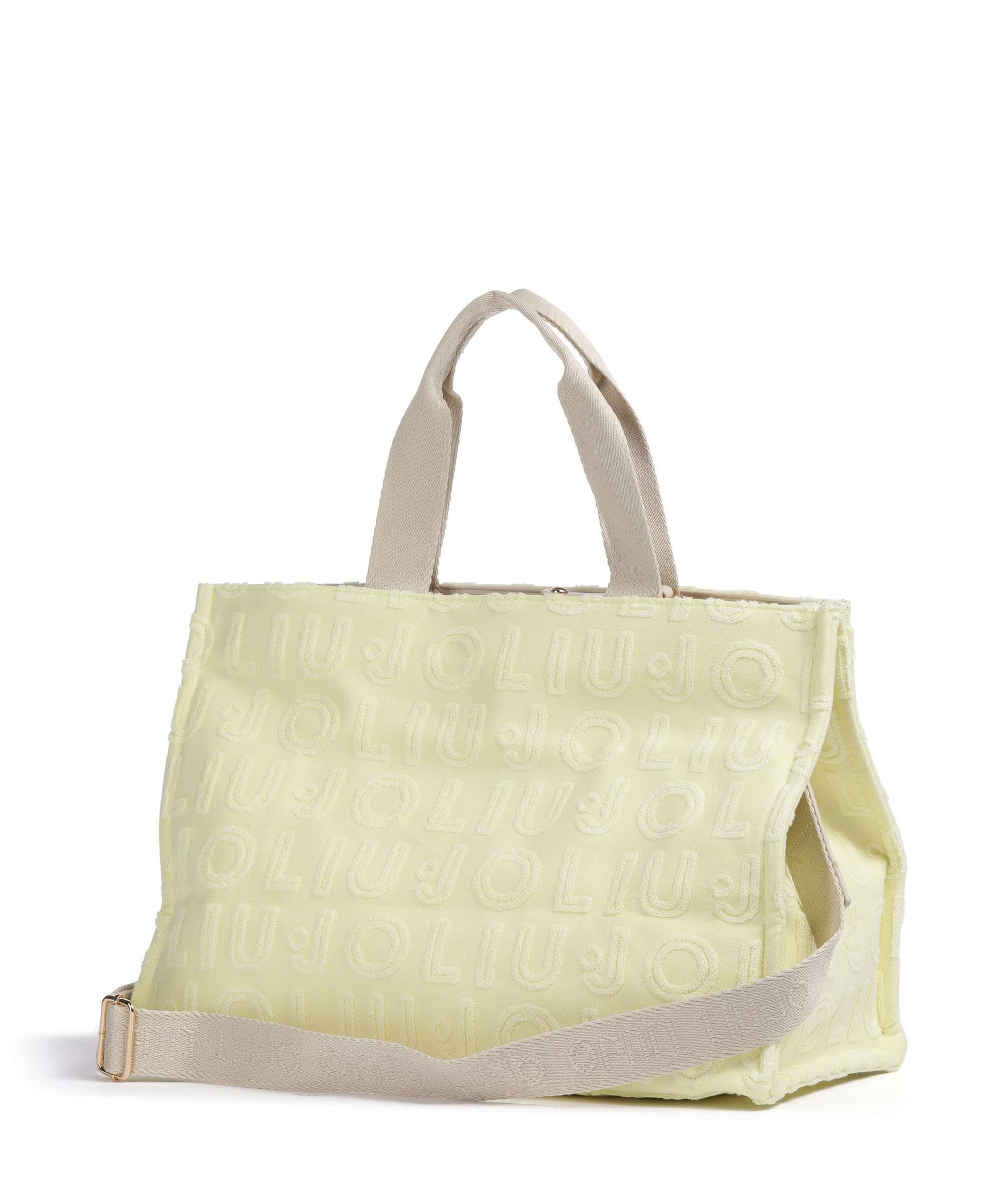 Liu Jo Logo Tote bag pale yellow - Image 2