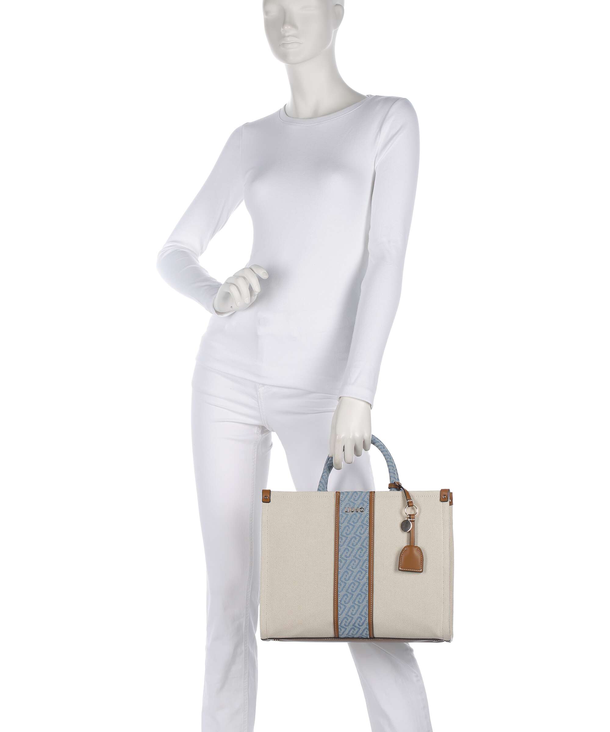 Liu Jo Ridhi M Handbag neutro/denim - Image 3