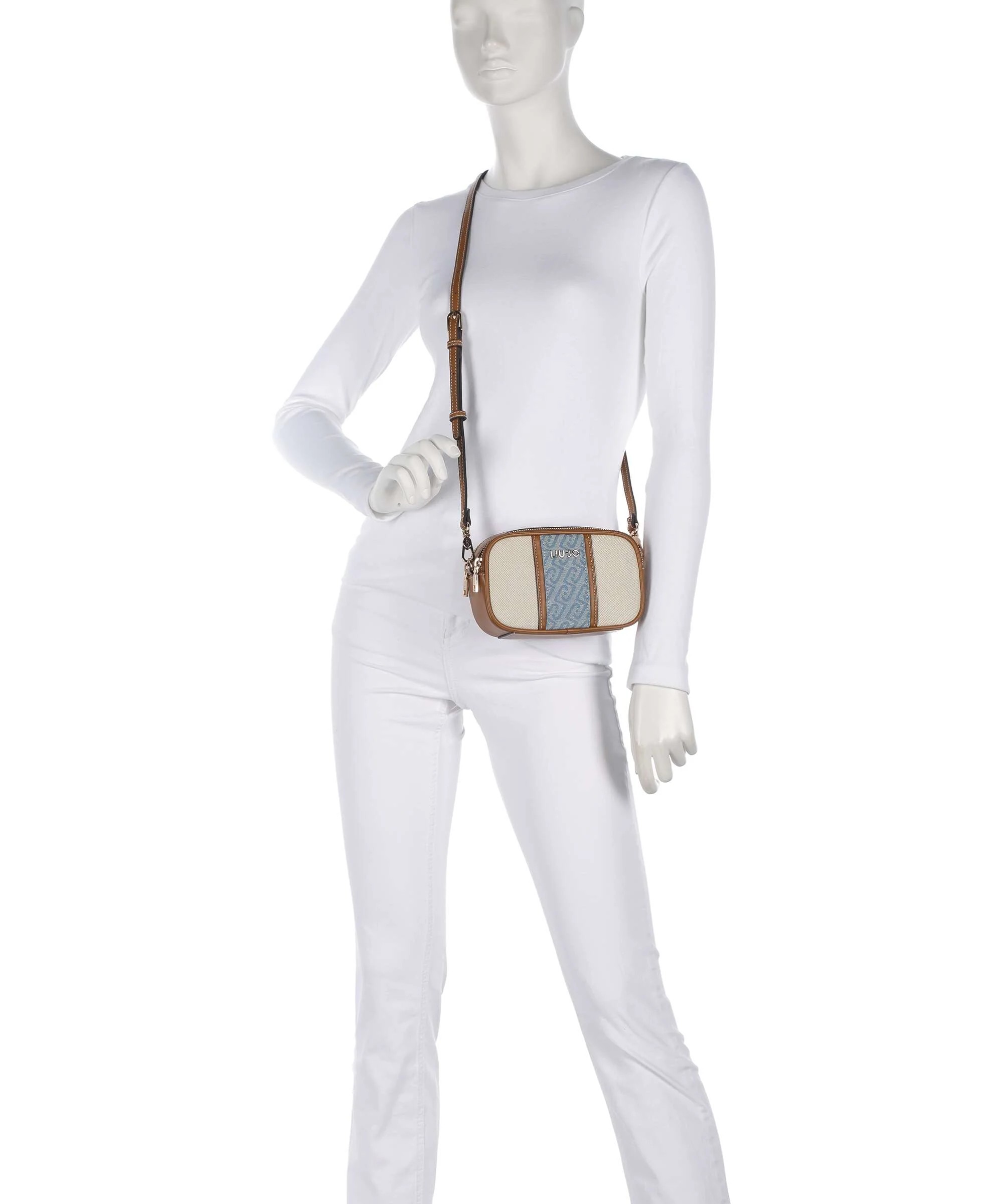 Liu Jo Ridhi S Crossbody bag neutro/denim - Image 3